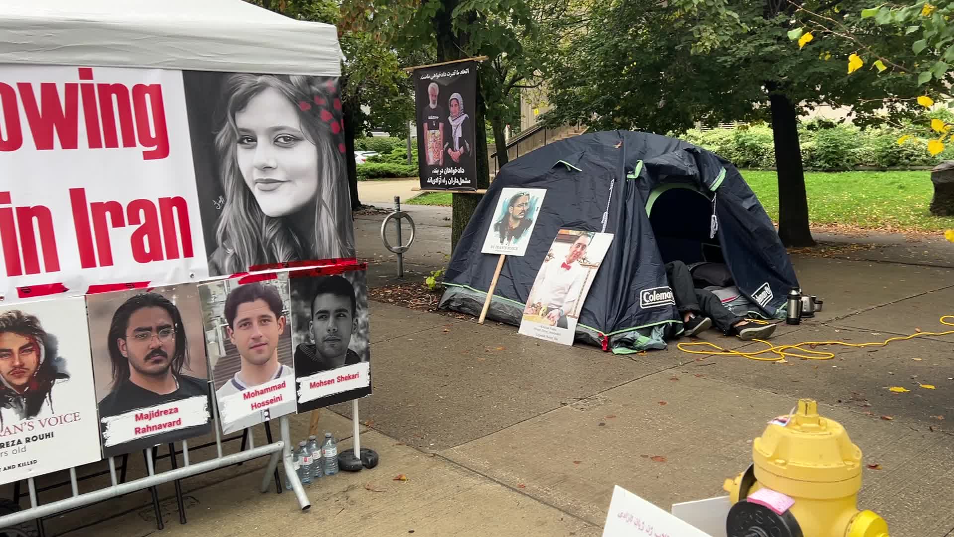 Protest against the Iranian Islamic Regime in Toronto, Canada
