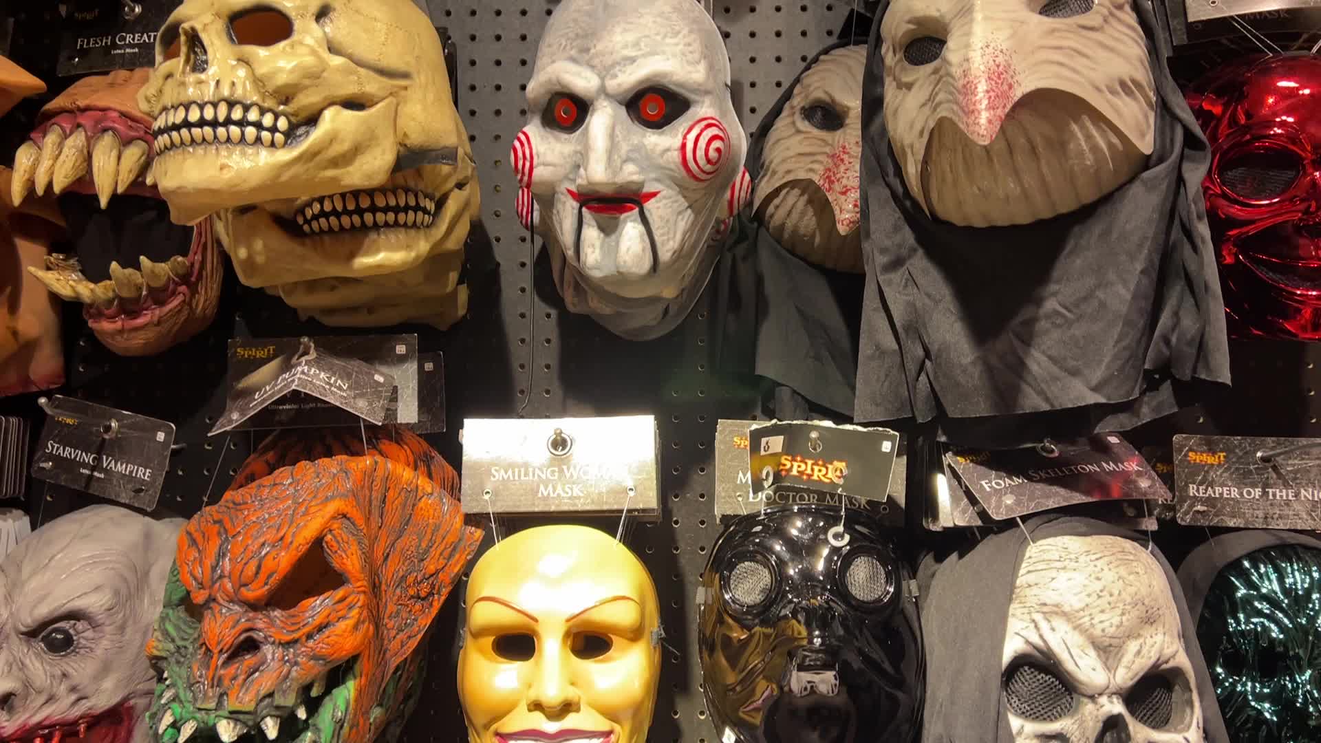 Preparations for Halloween in Toronto, Canada