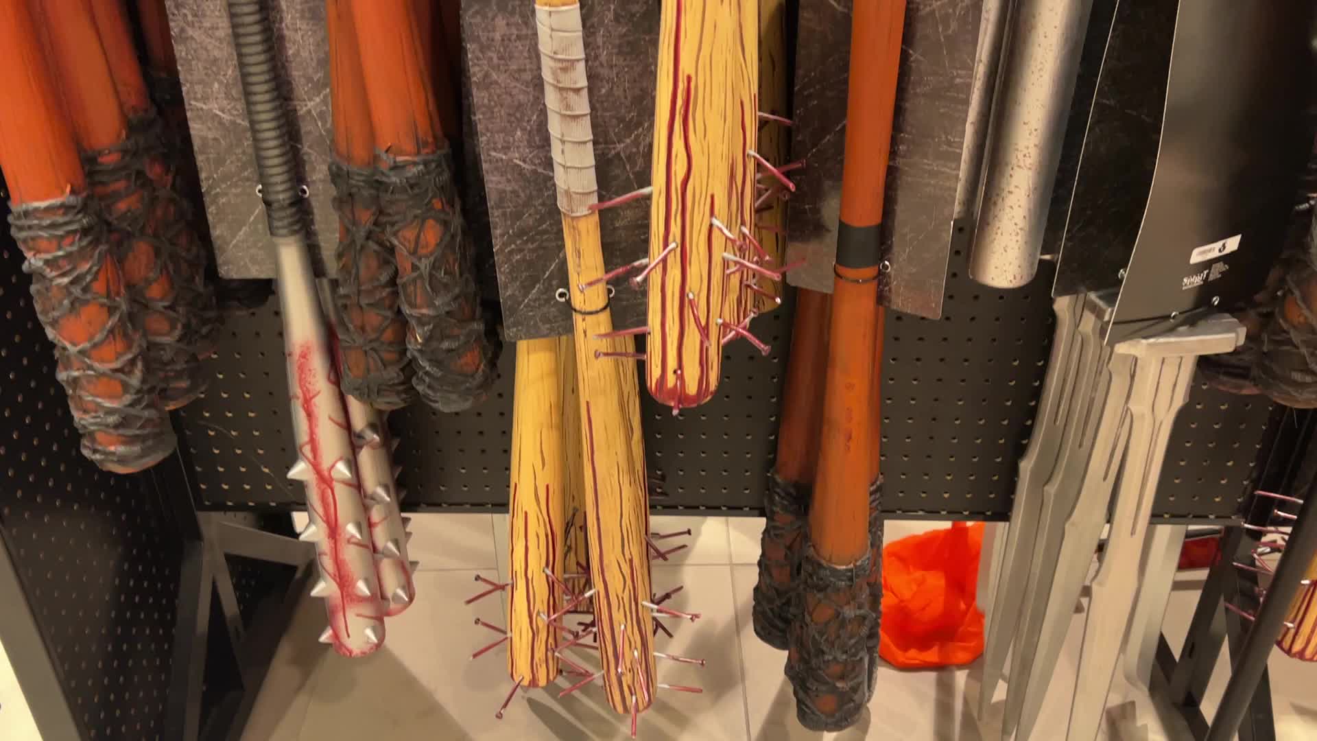 Preparations for Halloween in Toronto, Canada