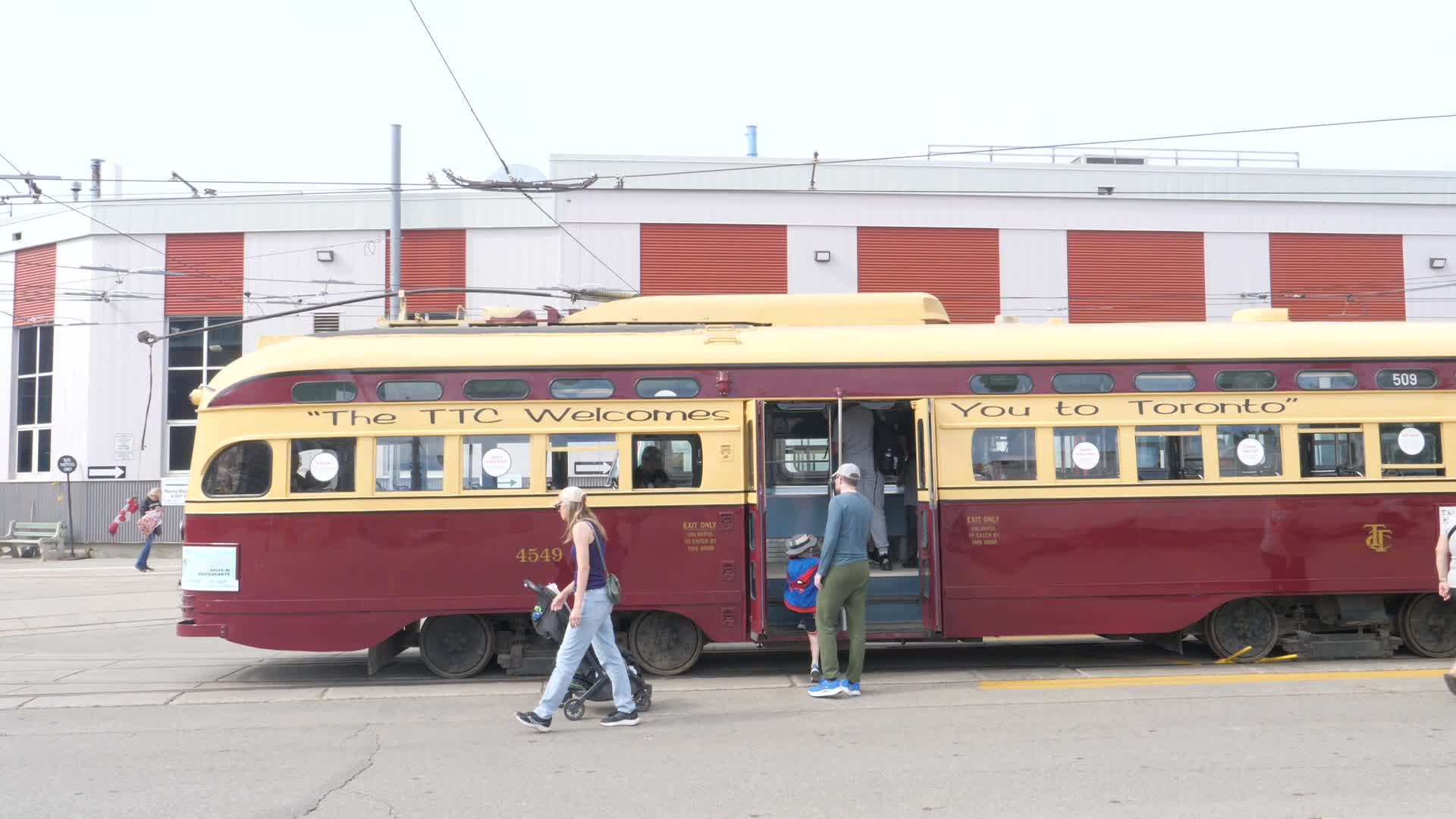 Vintage TTC Vehicles at Hillcrest Complex Centennial Celebration in Toronto