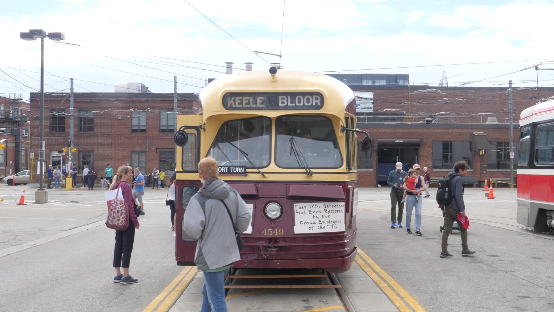 Vintage TTC Vehicles at Hillcrest Complex Centennial Celebration in Toronto