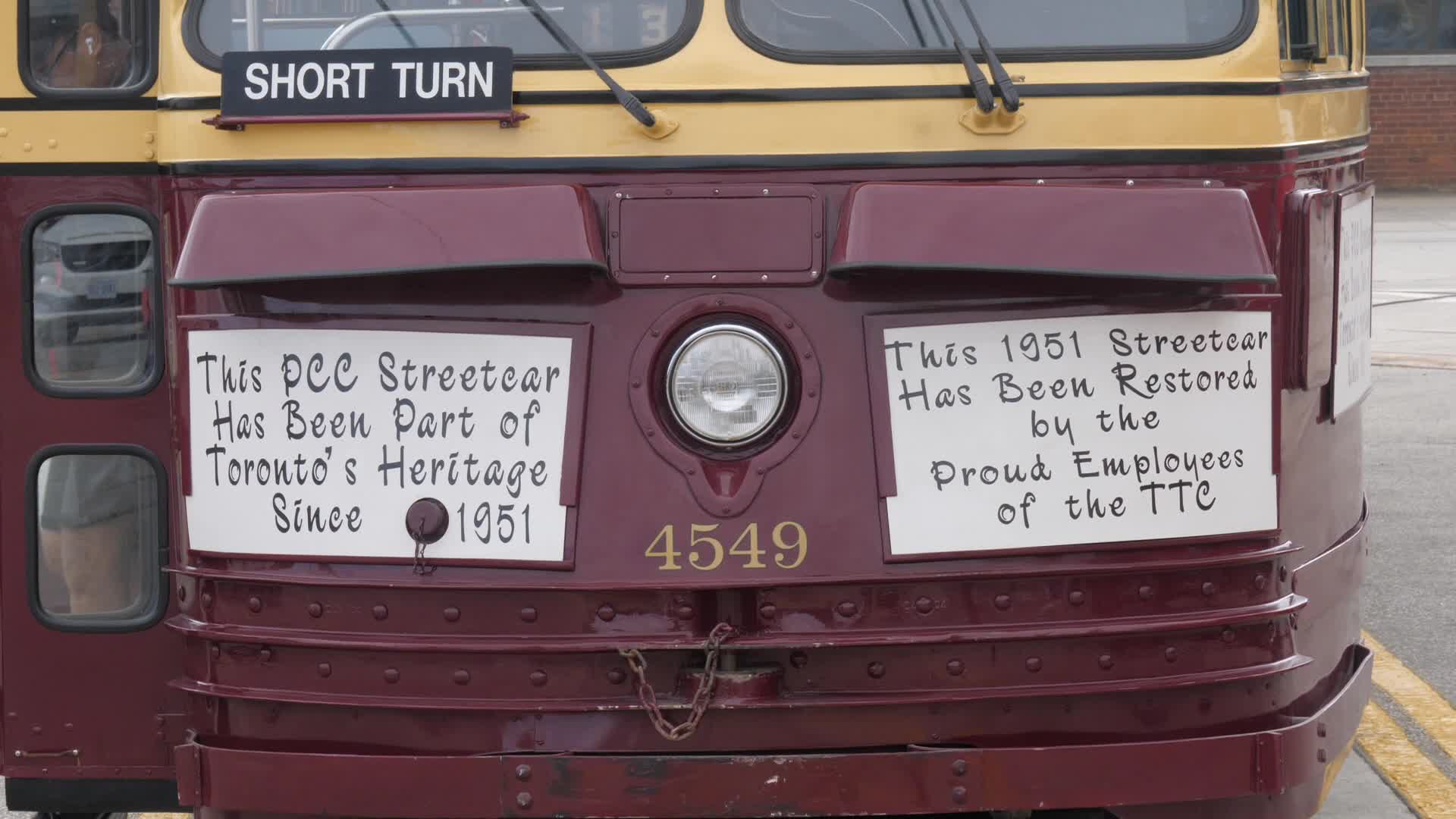 Vintage TTC Vehicles at Hillcrest Complex Centennial Celebration in Toronto