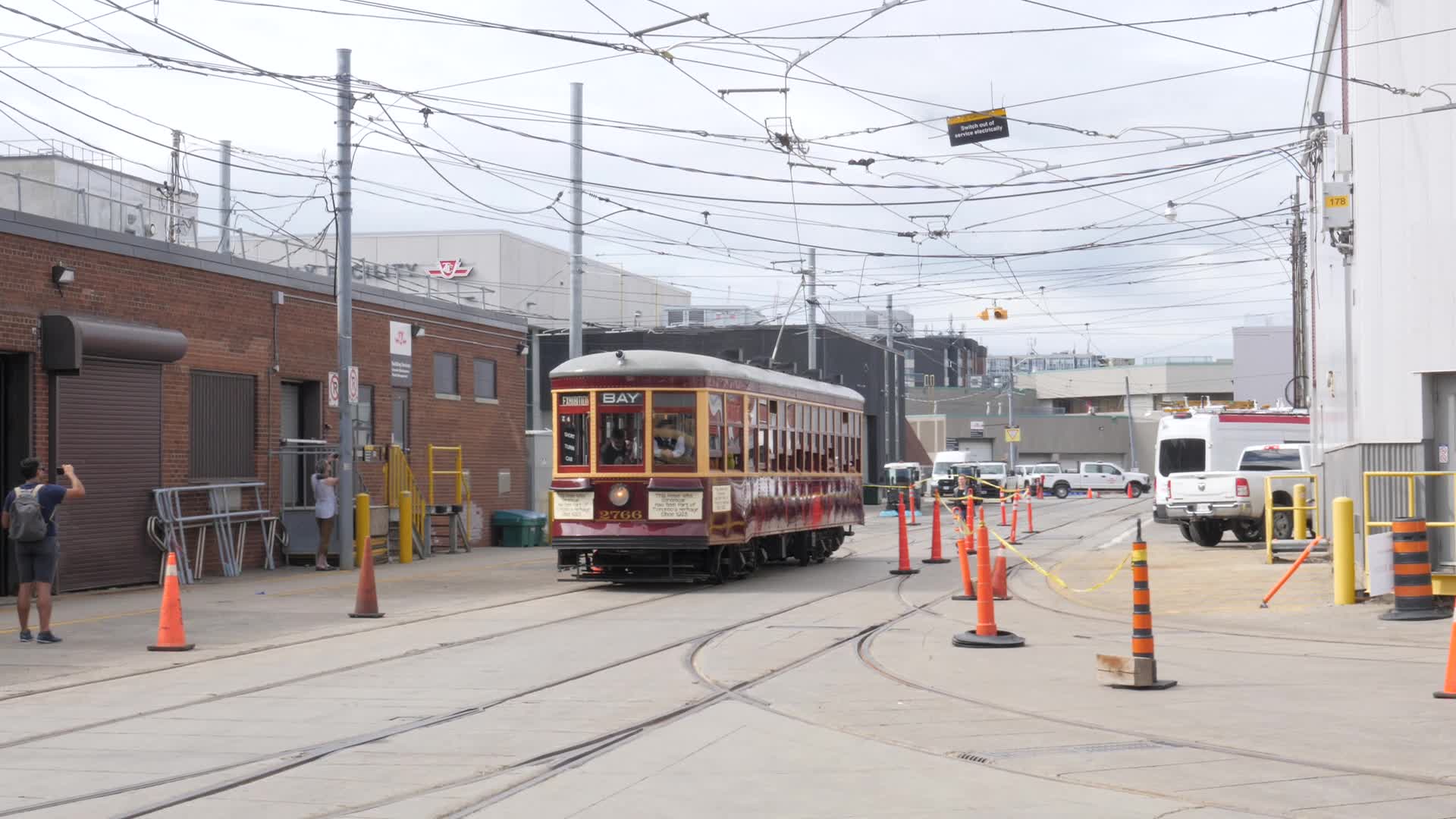 Vintage TTC Vehicles at Hillcrest Complex Centennial Celebration in Toronto