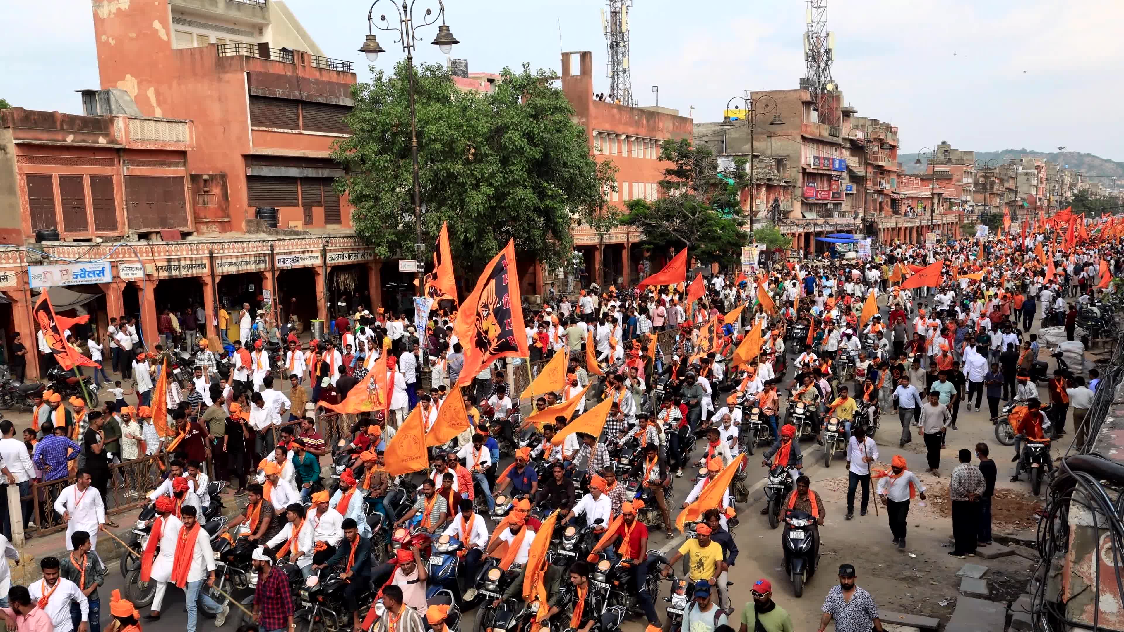 Yuva Shakti Manch 'Bhagva Rally' in Jaipur 