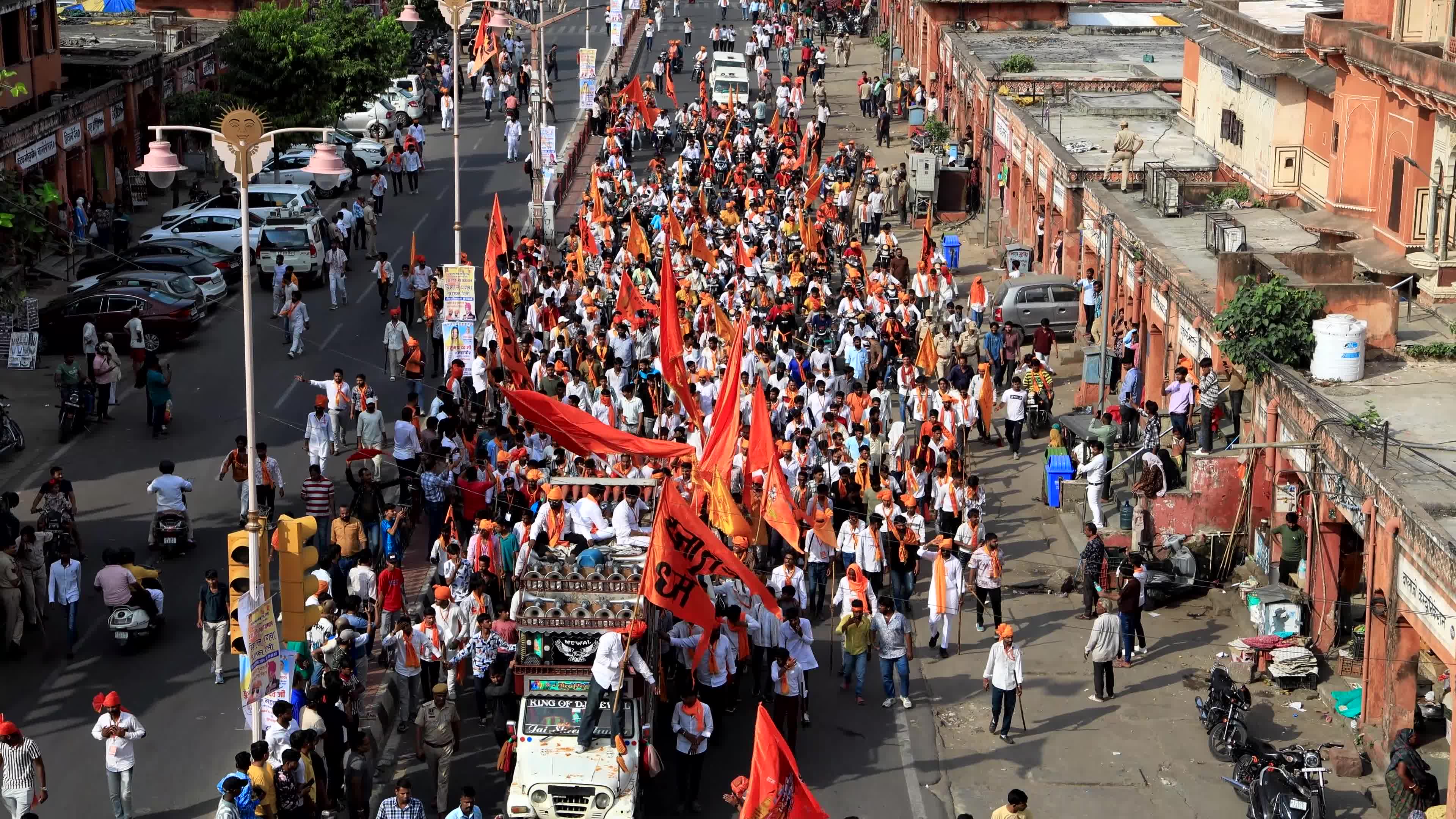 Yuva Shakti Manch 'Bhagva Rally' in Jaipur 