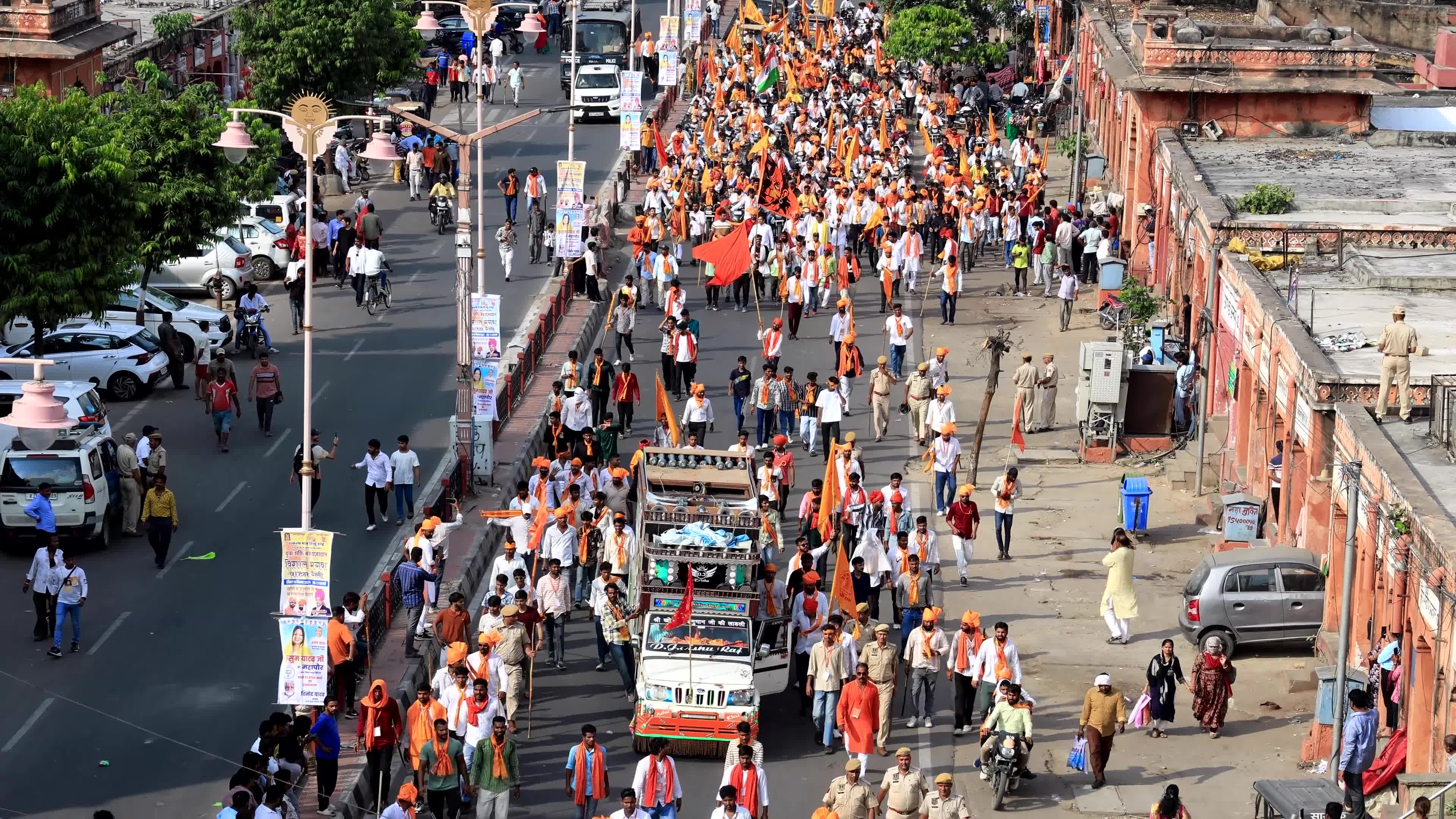 Yuva Shakti Manch 'Bhagva Rally' in Jaipur 