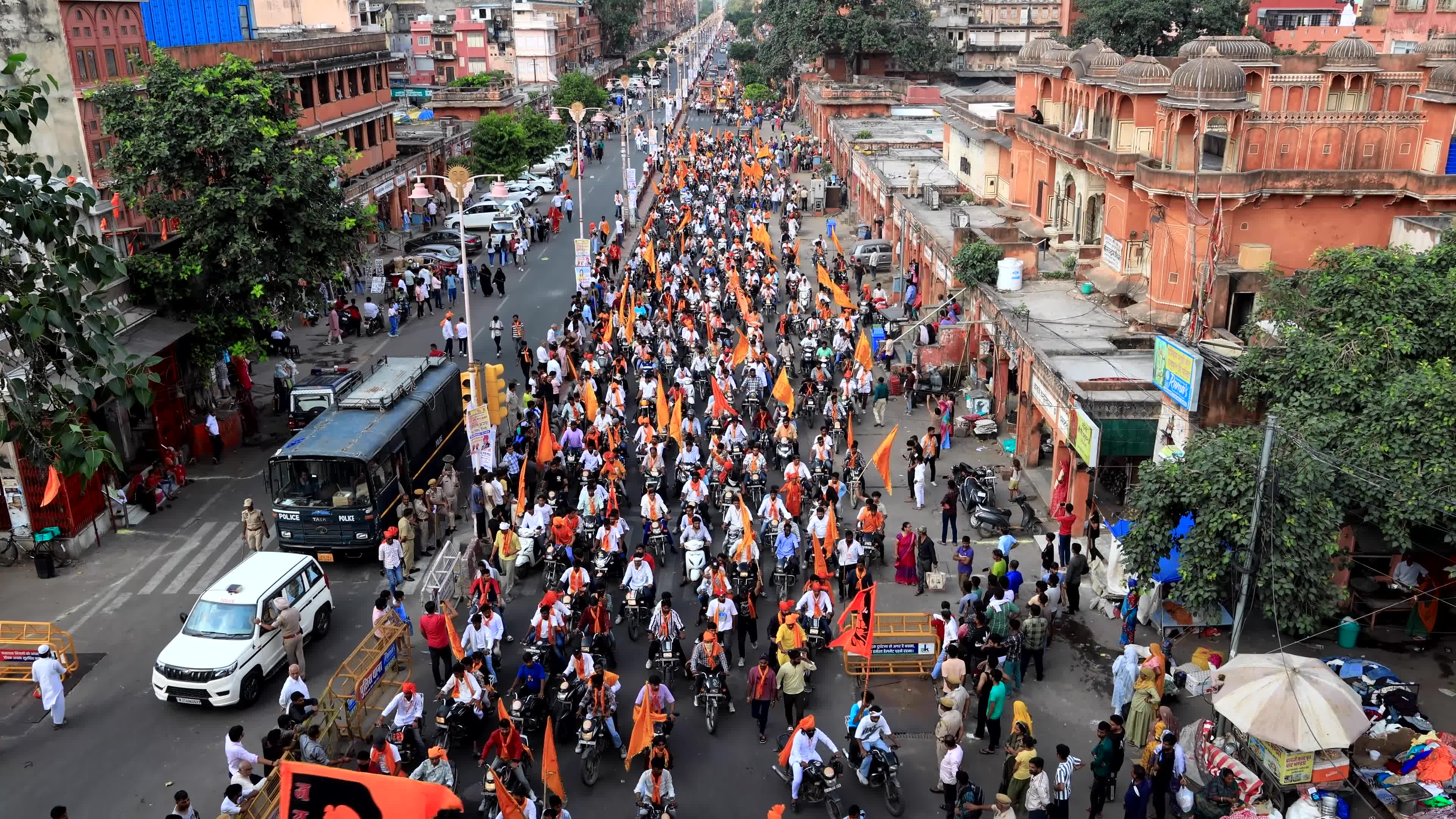 Yuva Shakti Manch 'Bhagva Rally' in Jaipur 