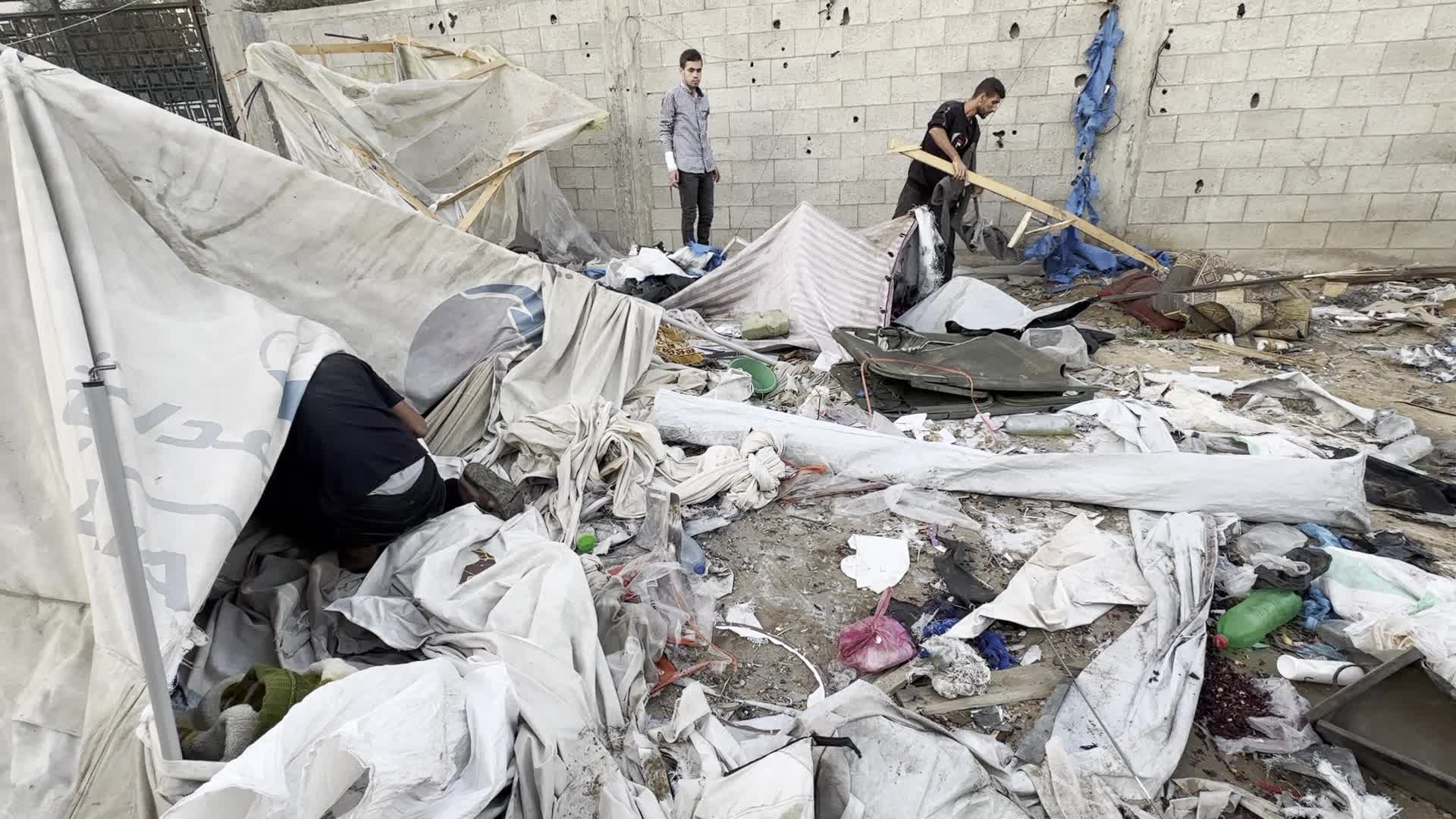 Aftermath of Israeli Airstrike In Gaza, Palestine