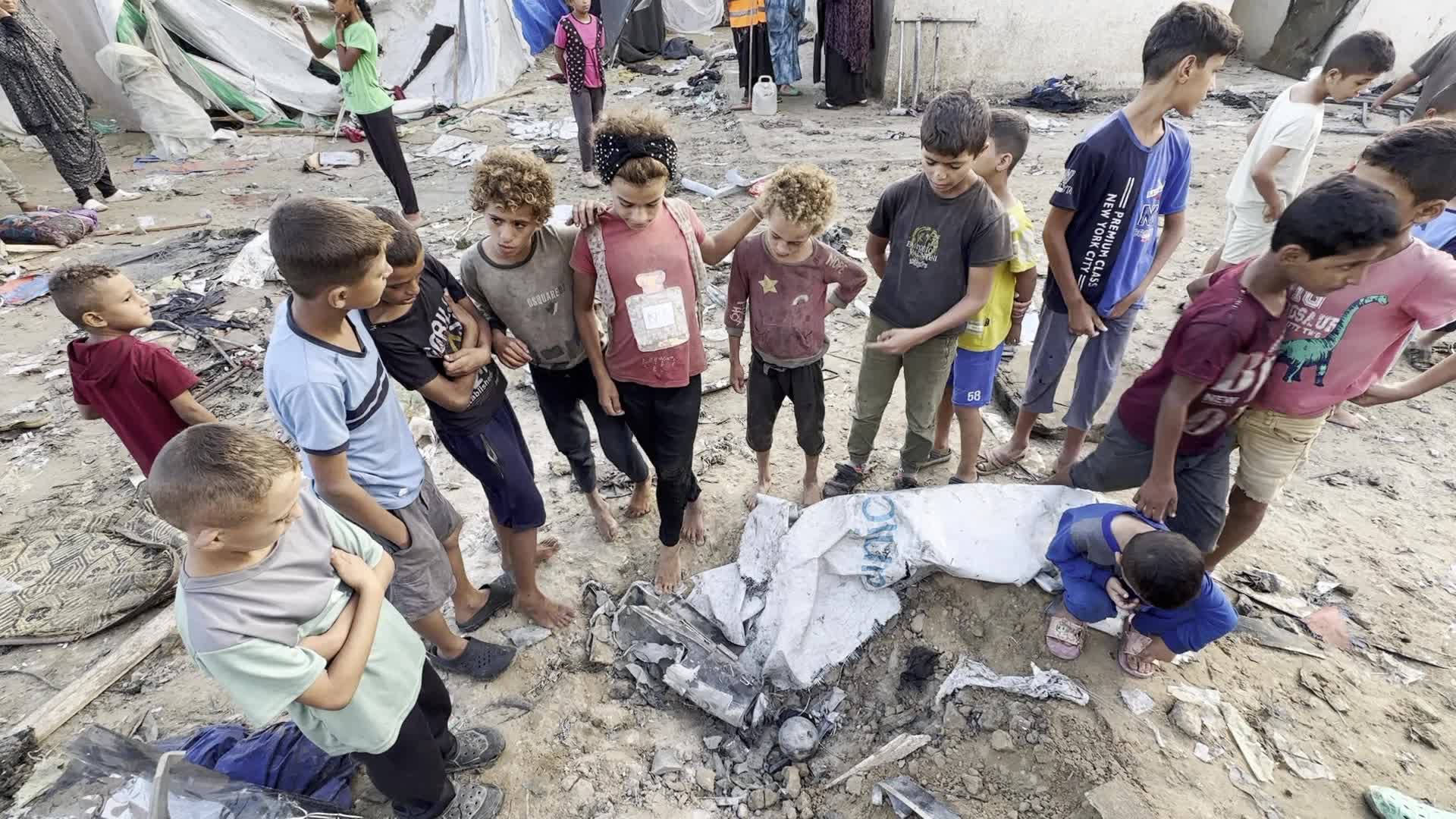 Aftermath of Israeli Airstrike In Gaza, Palestine