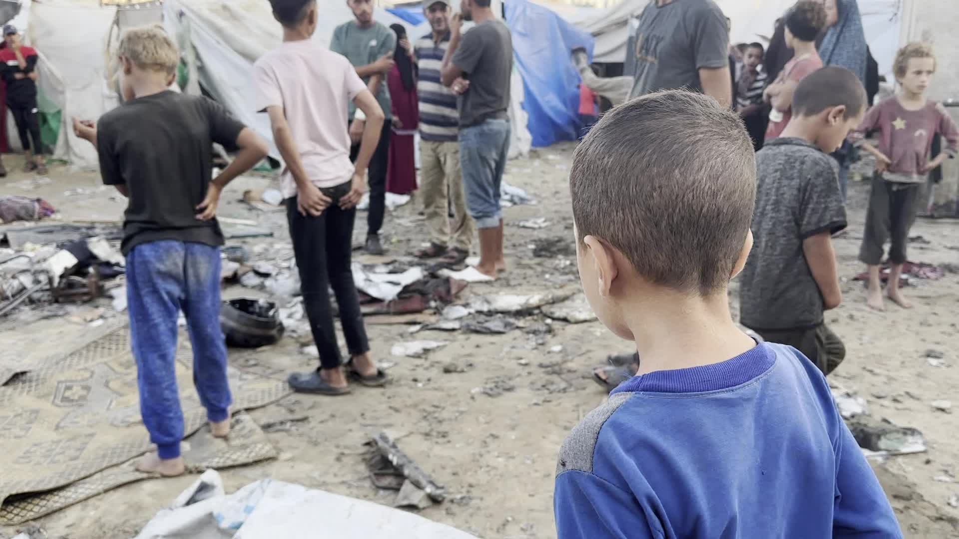 Aftermath of Israeli Airstrike In Gaza, Palestine