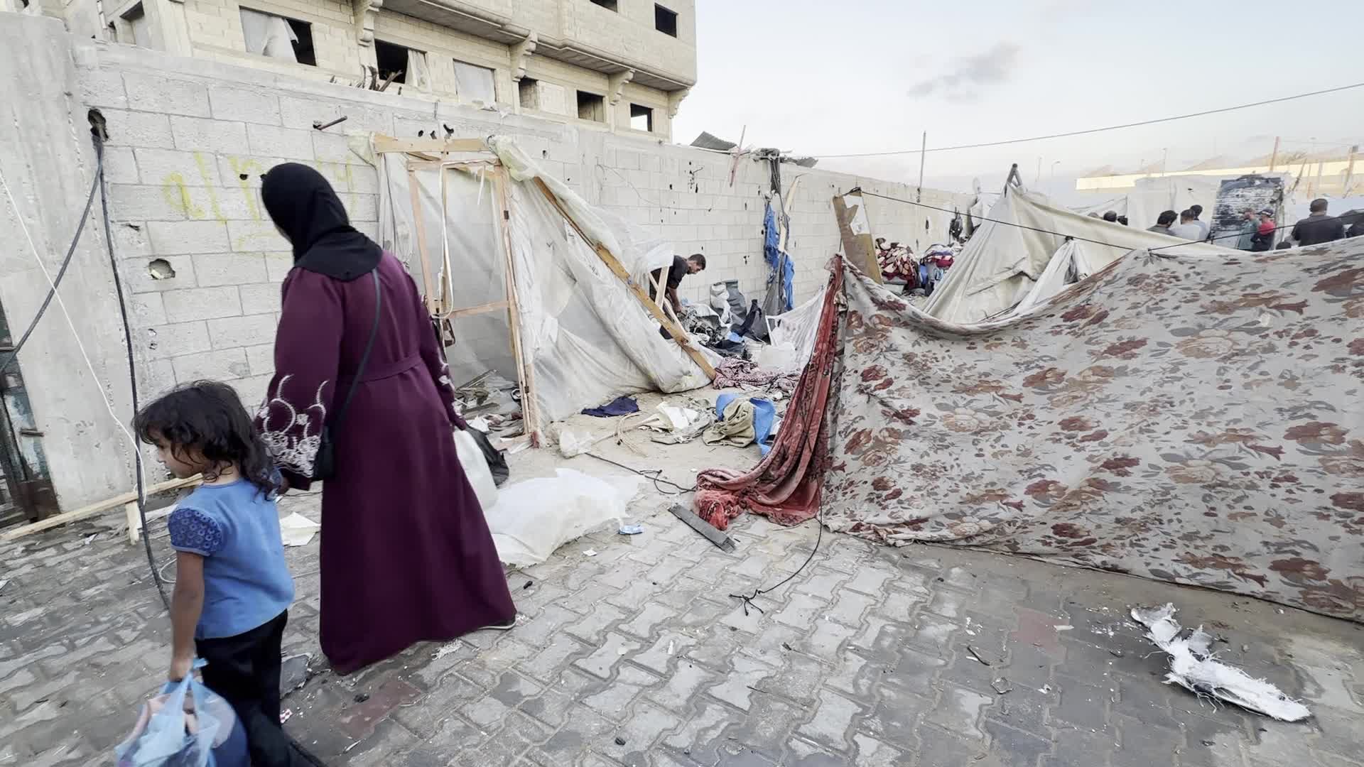 Aftermath of Israeli Airstrike In Gaza, Palestine