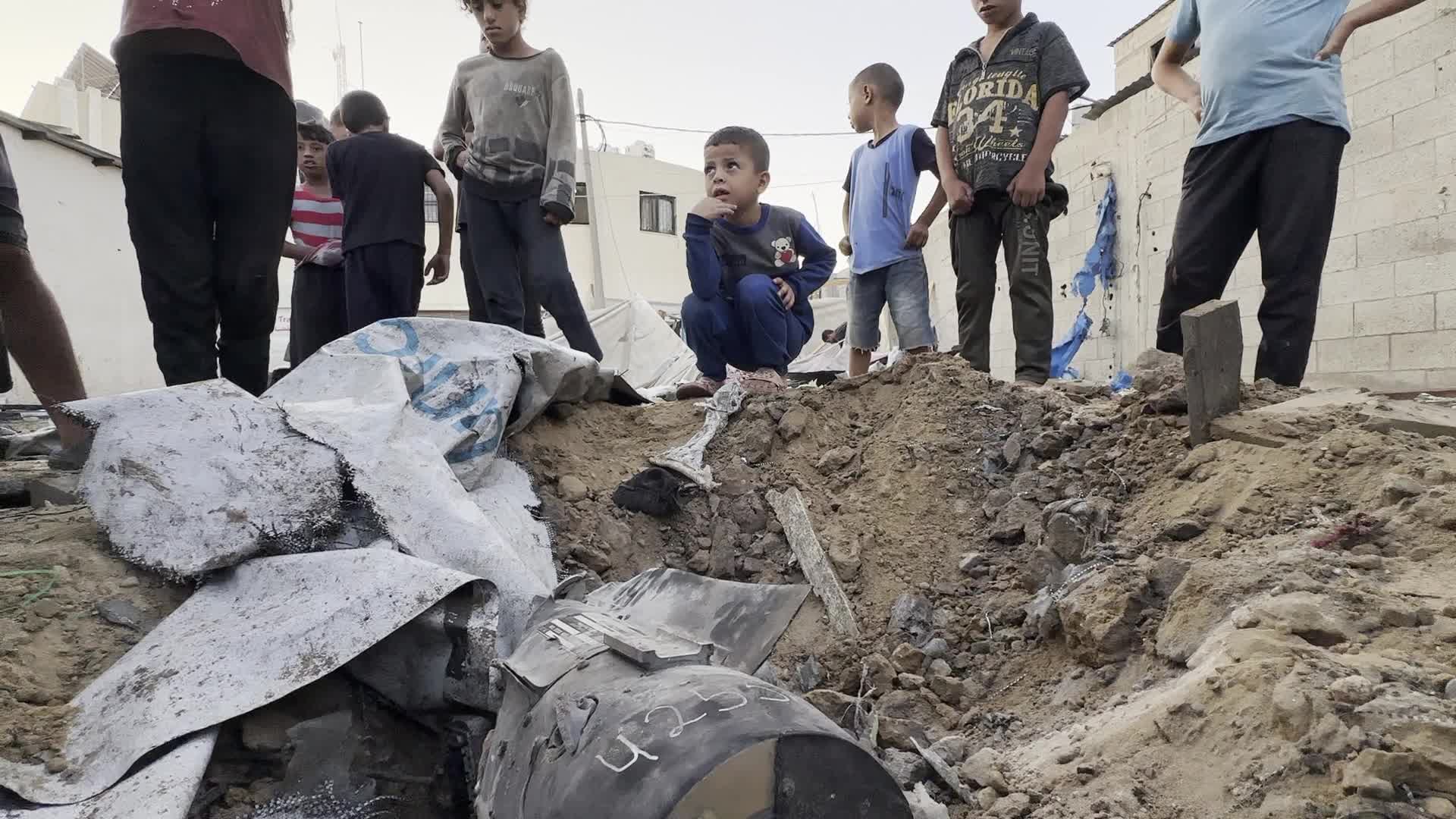 Aftermath of Israeli Airstrike In Gaza, Palestine
