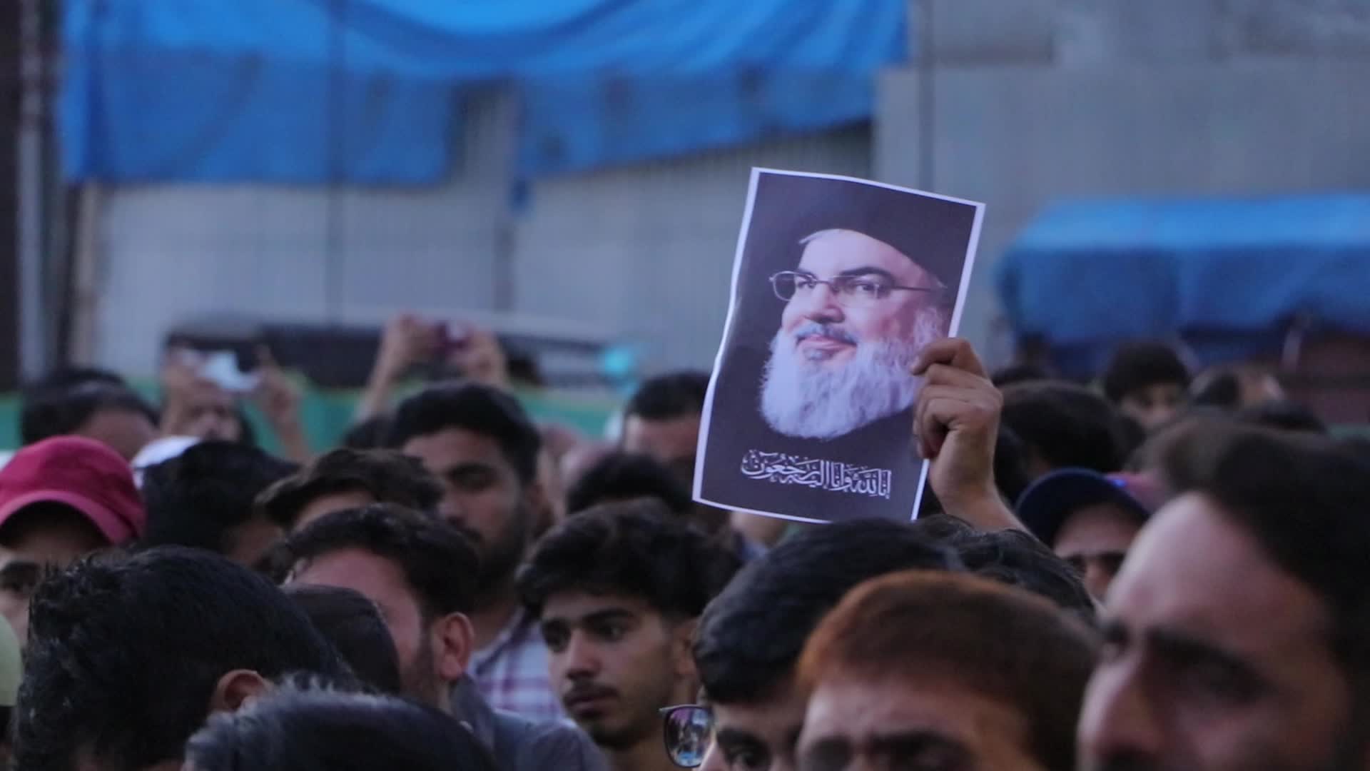 Kashmiri Shia Muslims Rally with Nasrallah's Posters After Hezbollah Confirms Leader's Death in Israeli Airstrikes