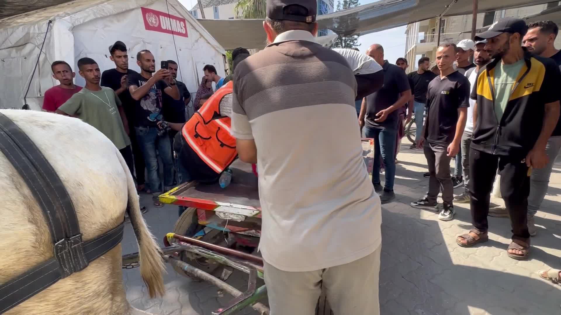 Aftermath of Israeli Airstrike in Gaza, Palestine