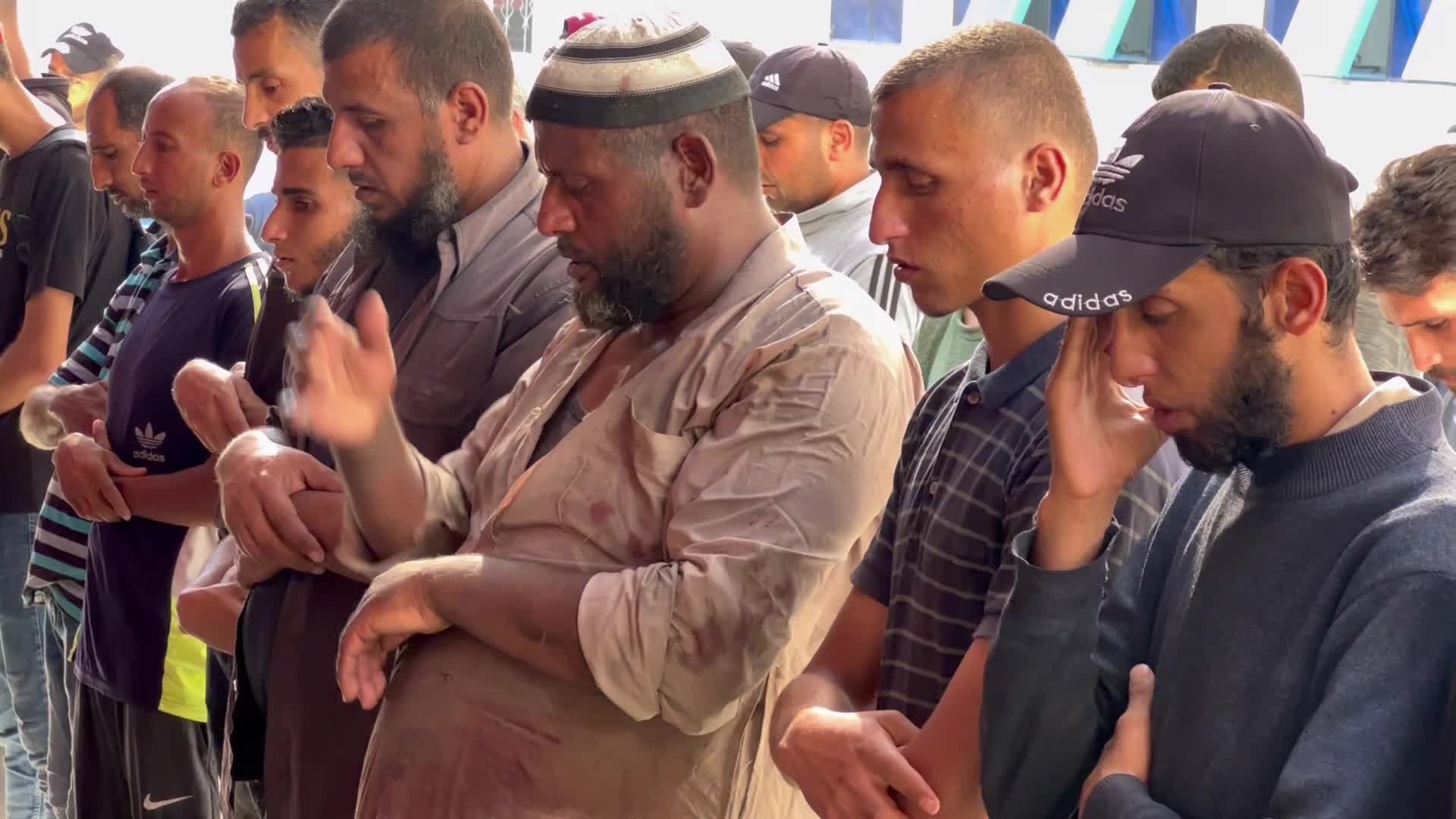 Aftermath of Israeli Airstrike in Gaza, Palestine