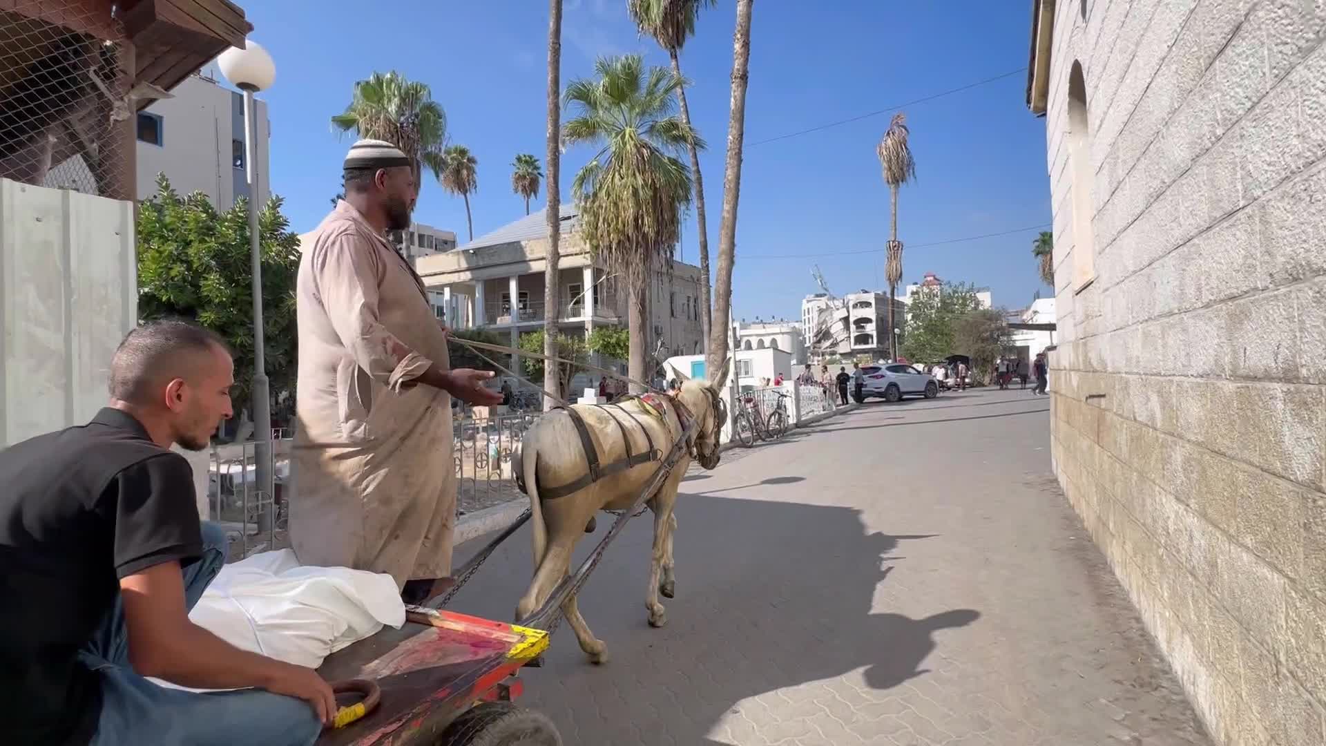 Aftermath of Israeli Airstrike in Gaza, Palestine