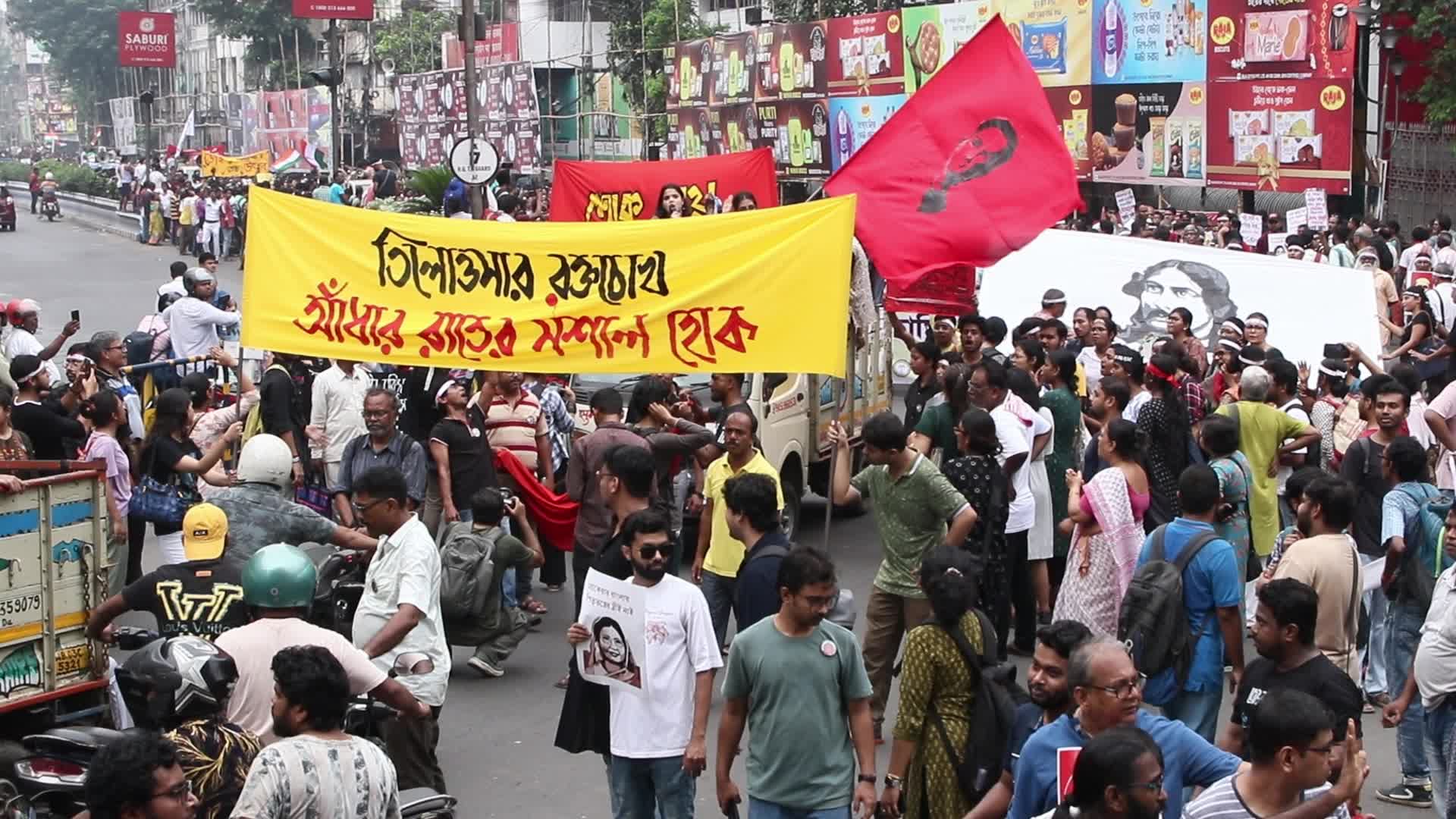 Protest In India over Kolkata rape-murder