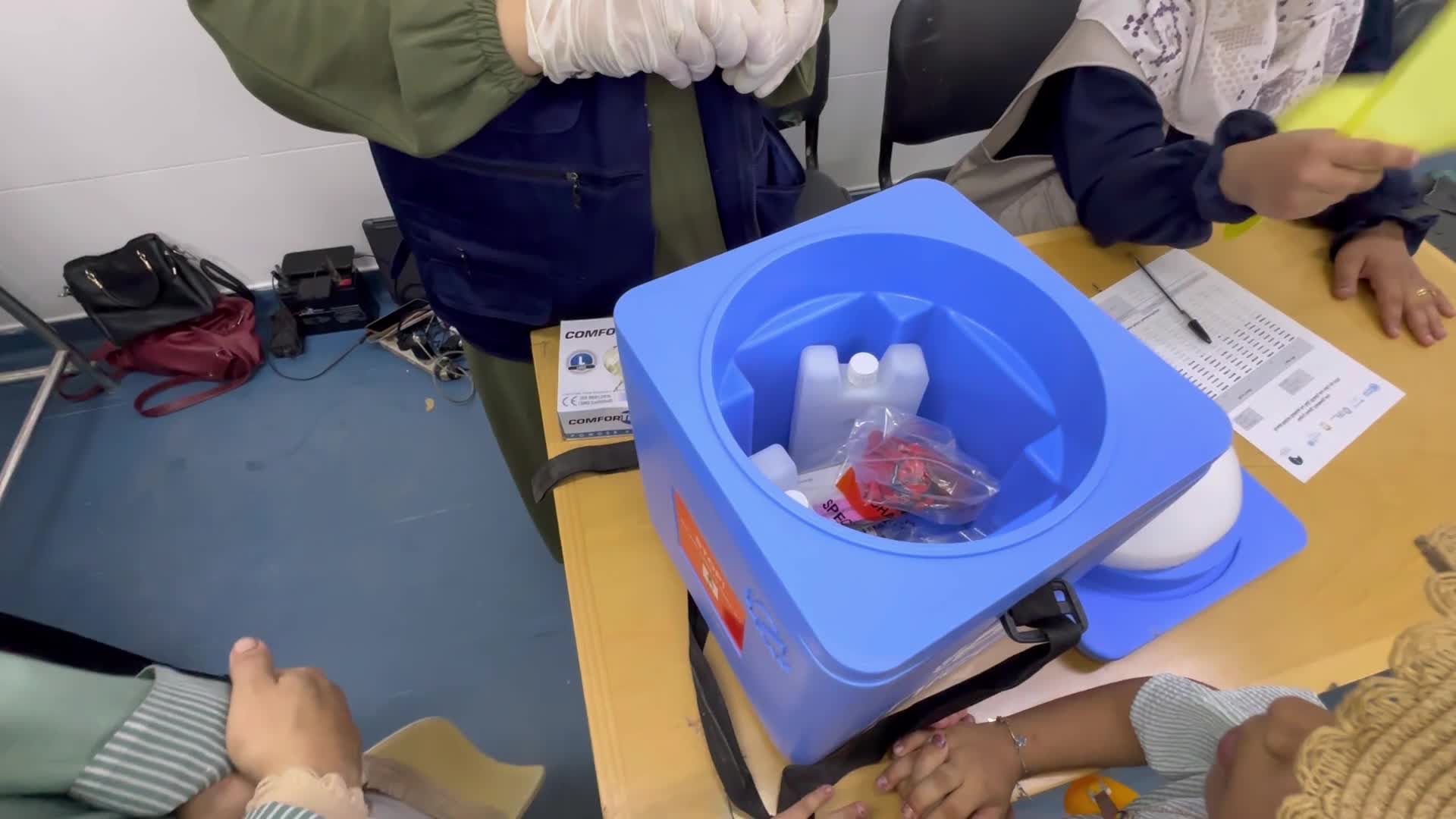Polio vaccination in Gaza, Palestine