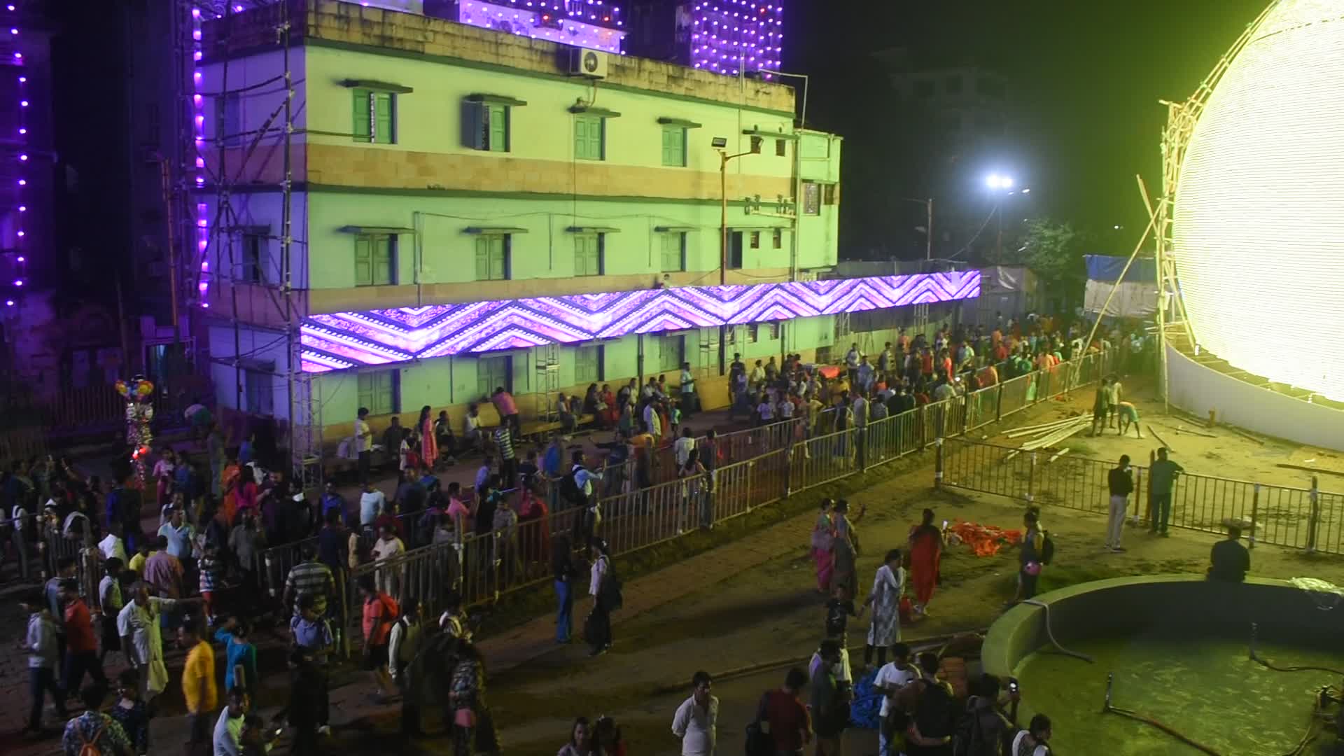 Durga puja festival in Kolkata.