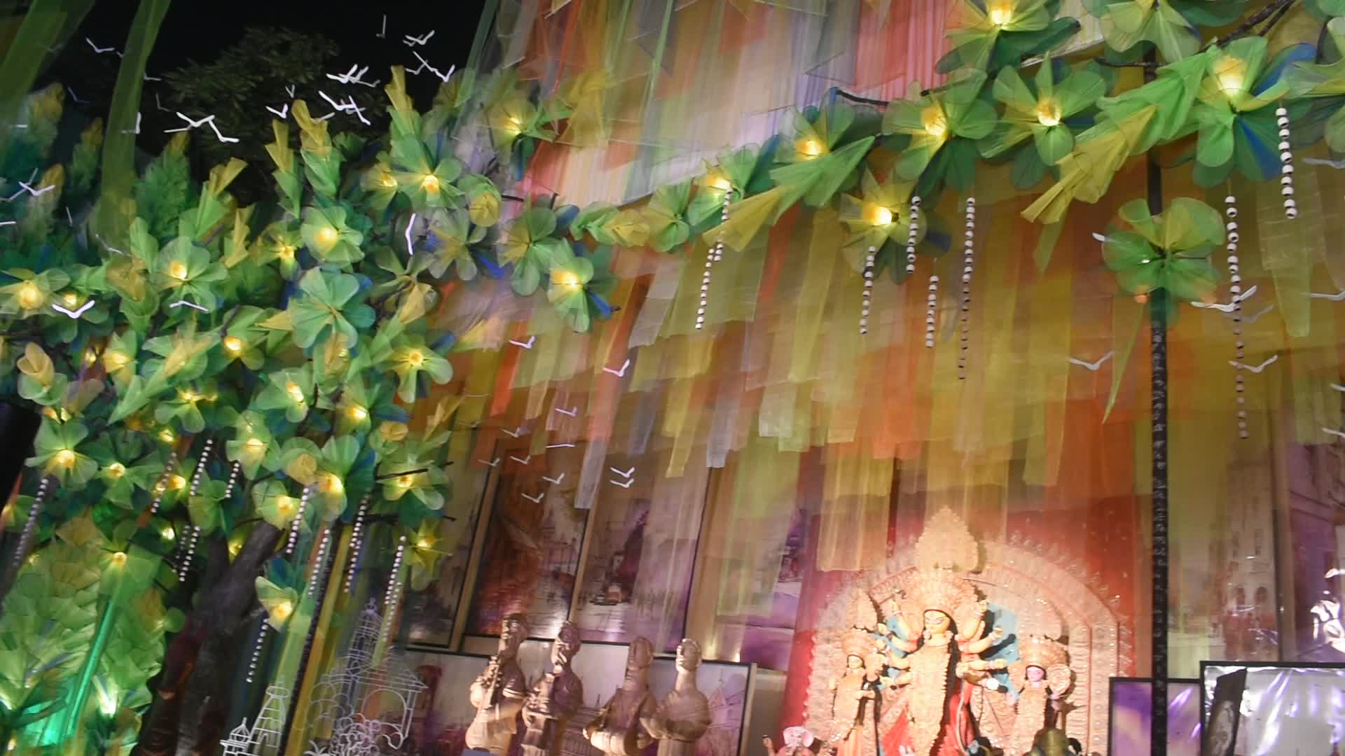 Durga puja festival in Kolkata.