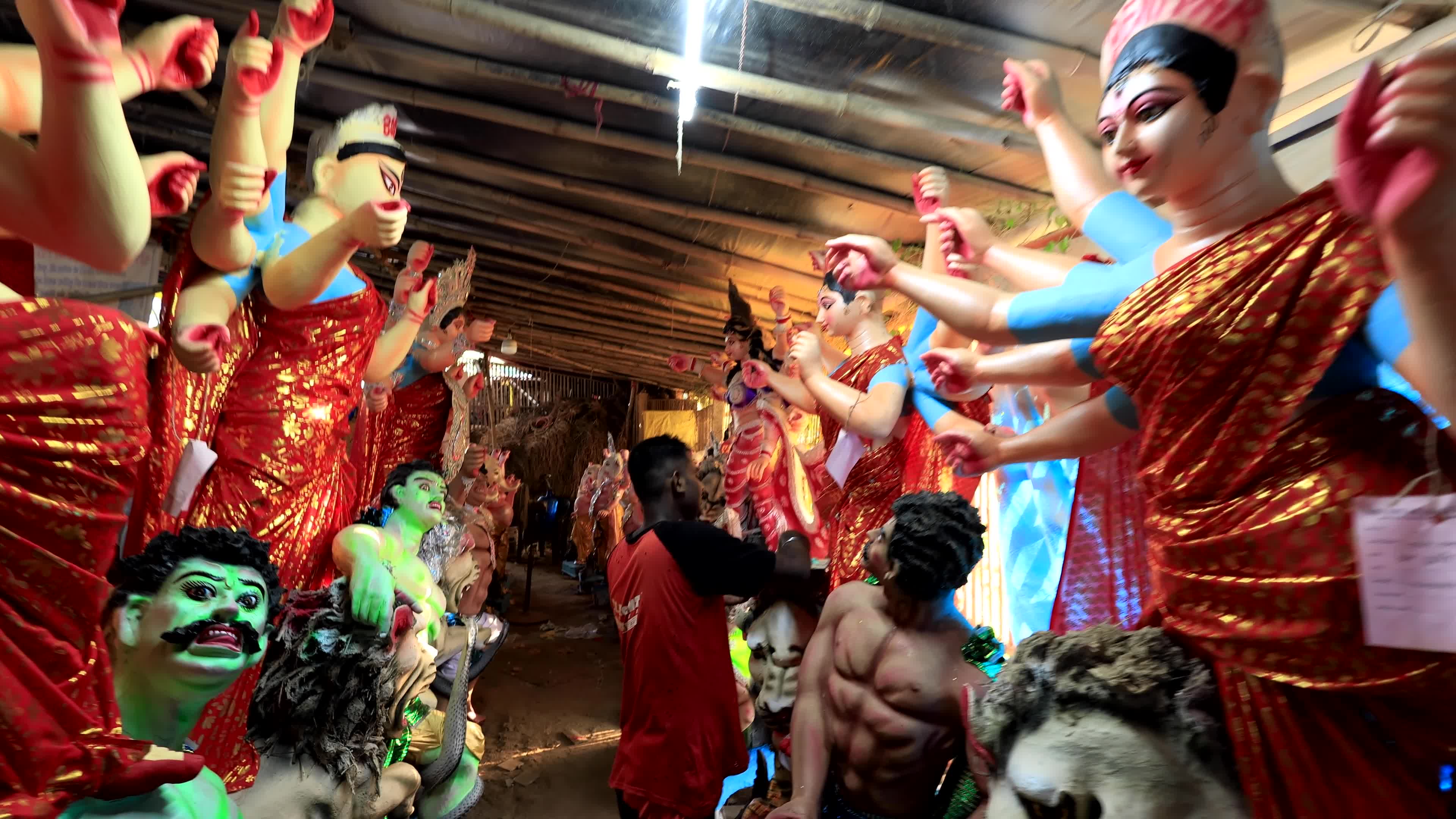 Durga Puja Festival Preparation in Jaipur   
