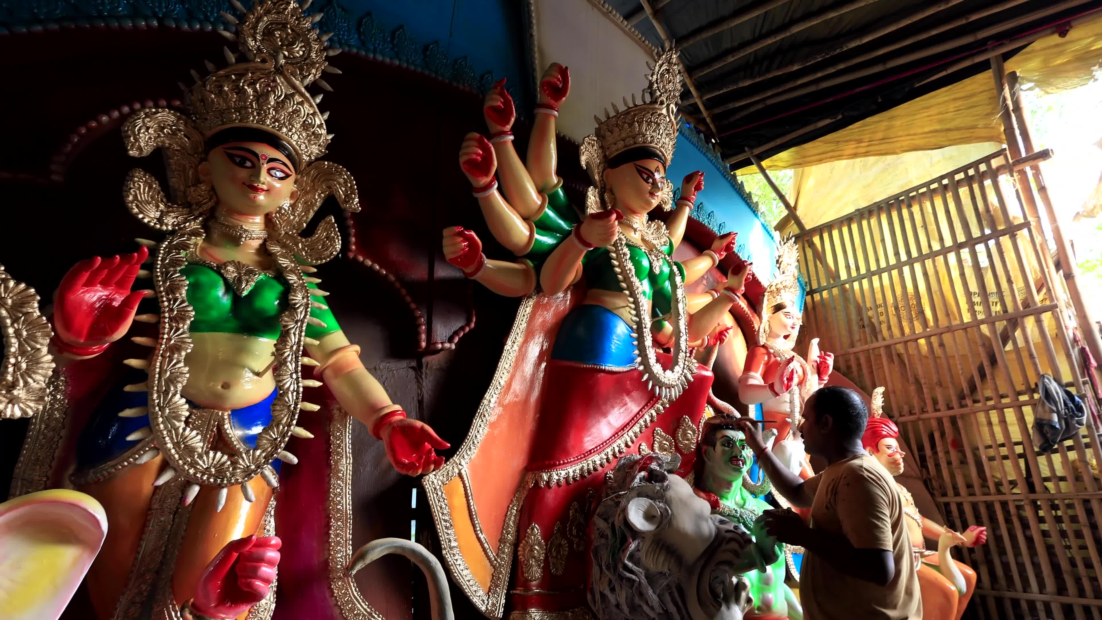 Durga Puja Festival Preparation in Jaipur   