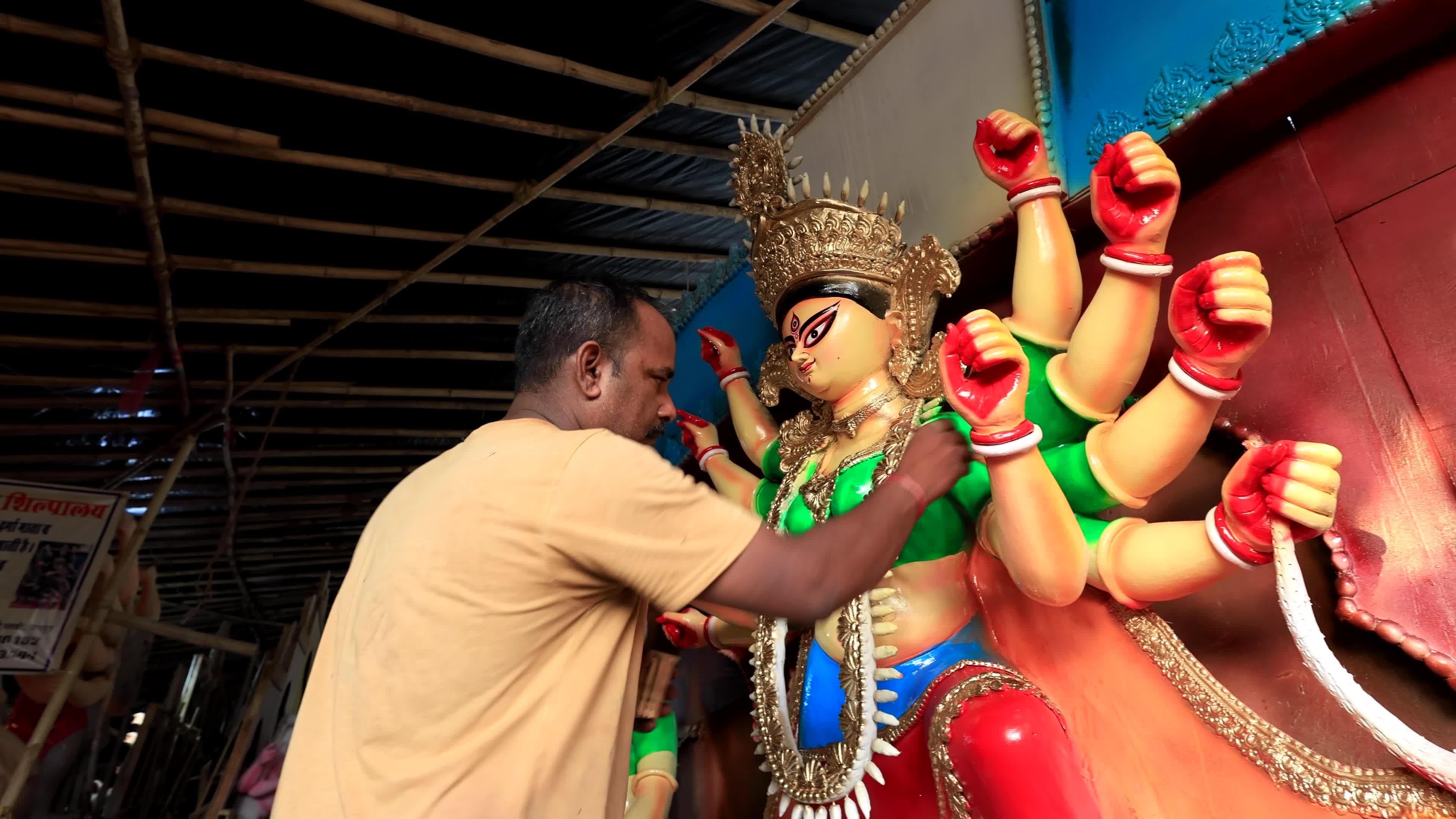 Durga Puja Festival Preparation in Jaipur   