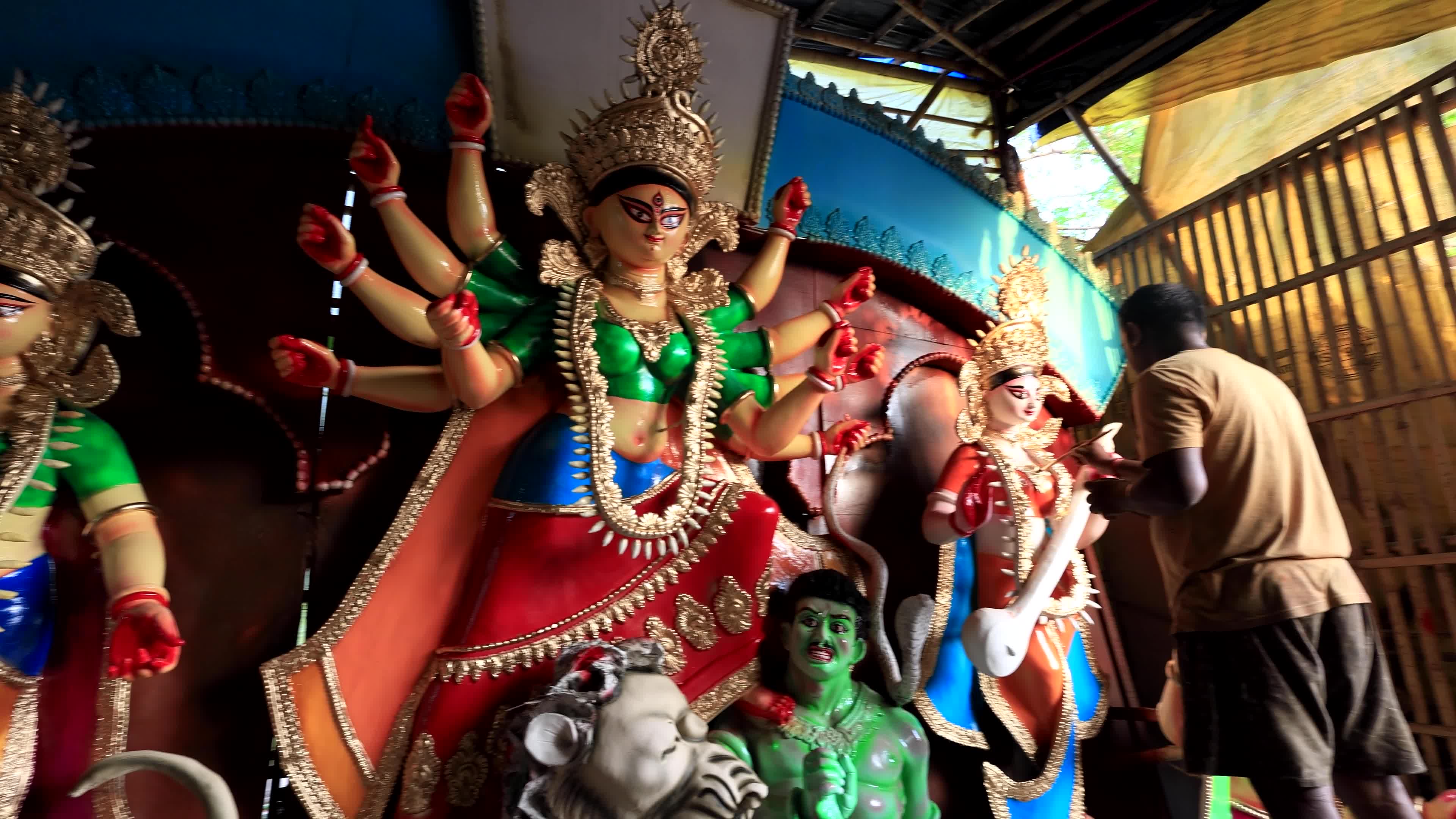 Durga Puja Festival Preparation in Jaipur   