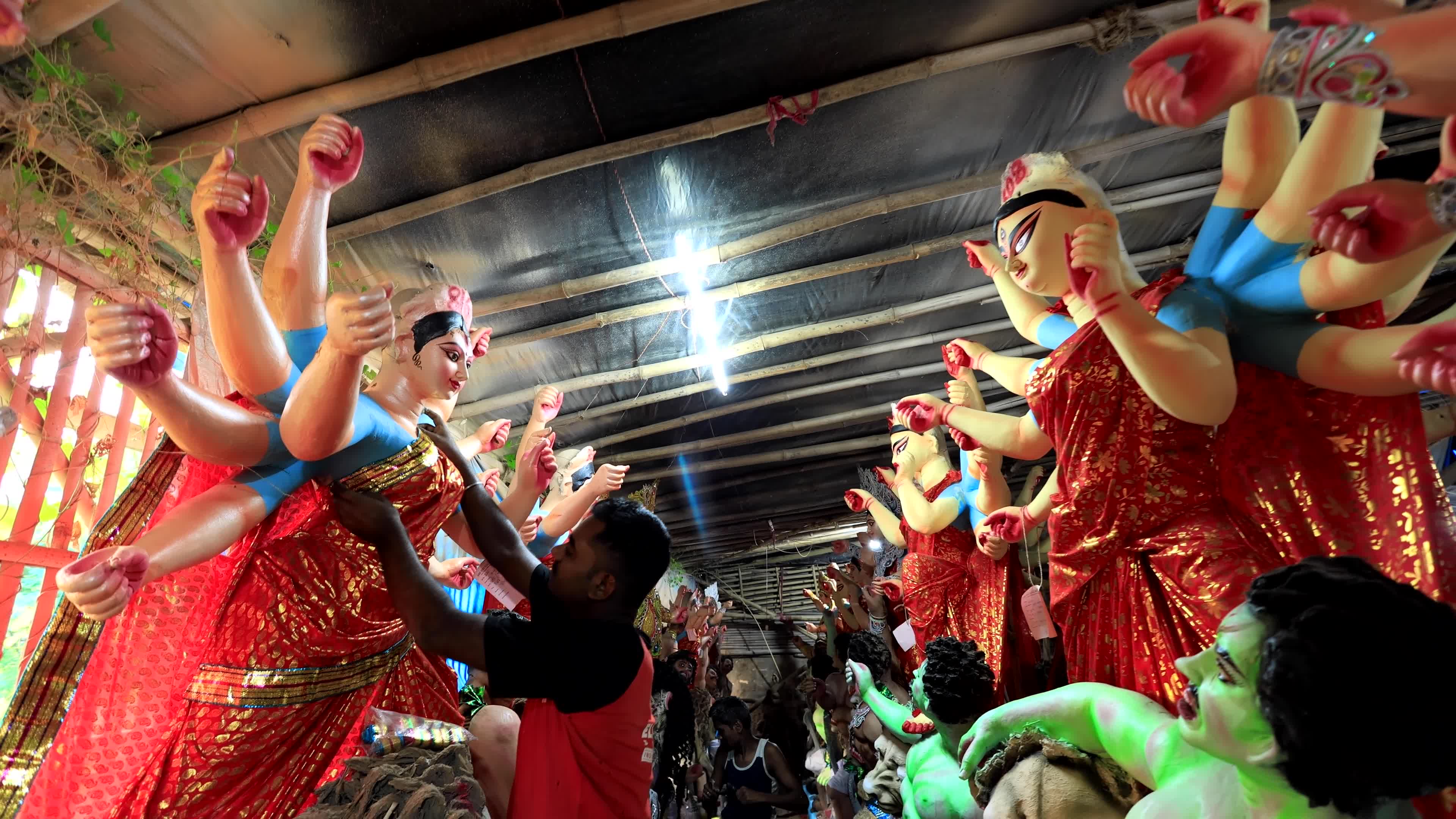 Durga Puja Festival Preparation in Jaipur   