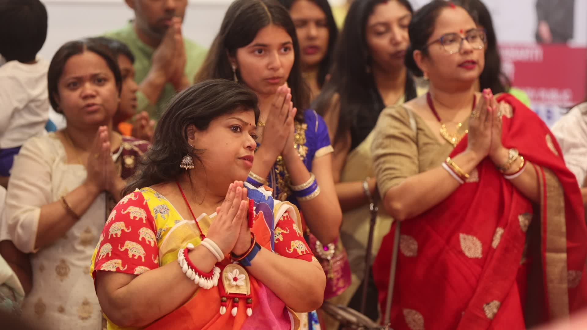 Bengali Hindus celebrate the Durga Puja festival in Canada