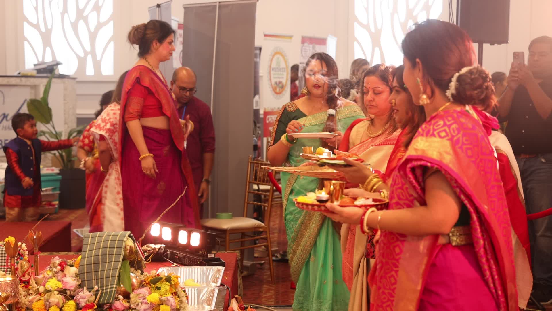 Bengali Hindus celebrate the Durga Puja festival in Canada