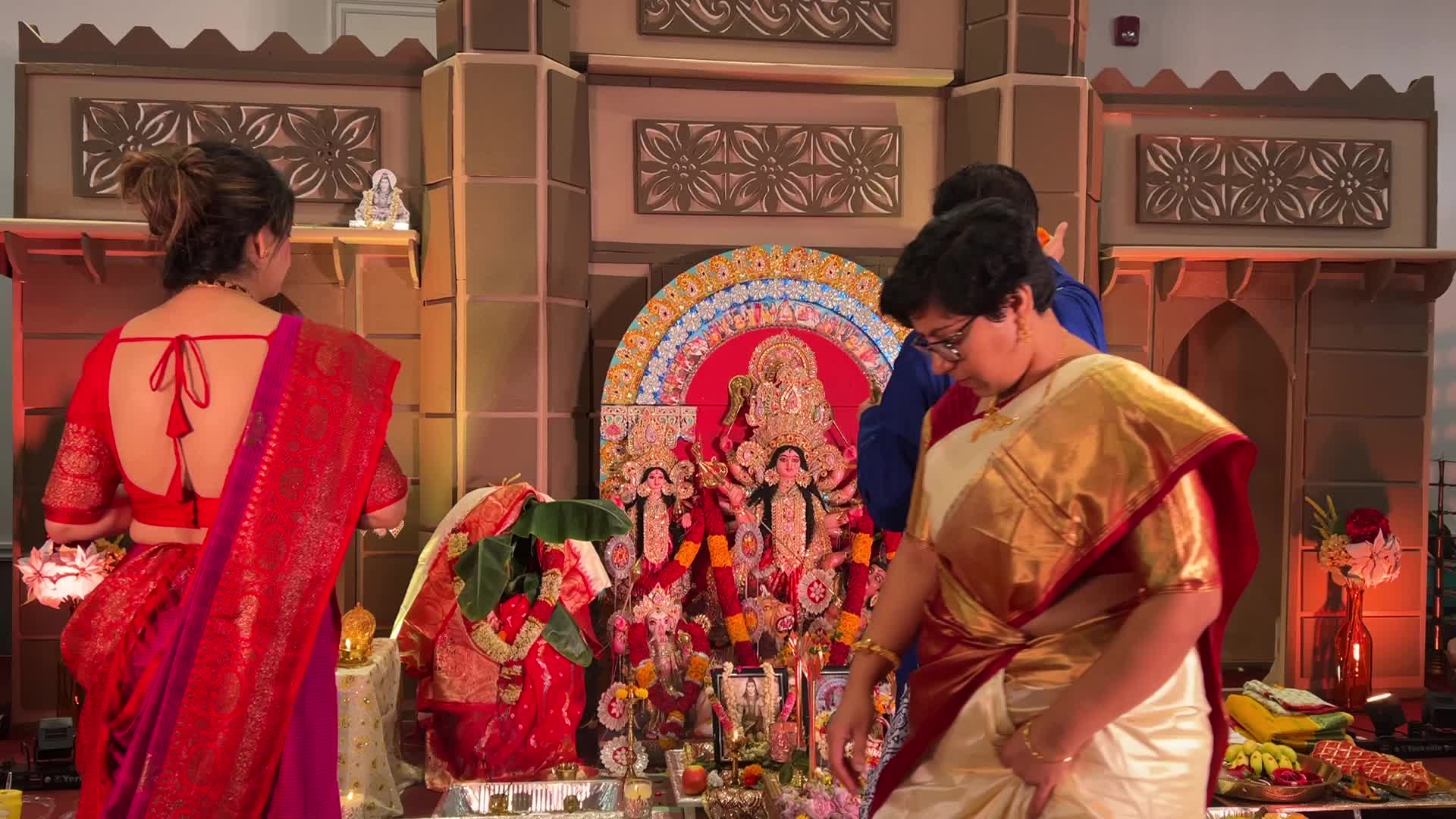 Bengali Hindus celebrate the Durga Puja festival in Canada