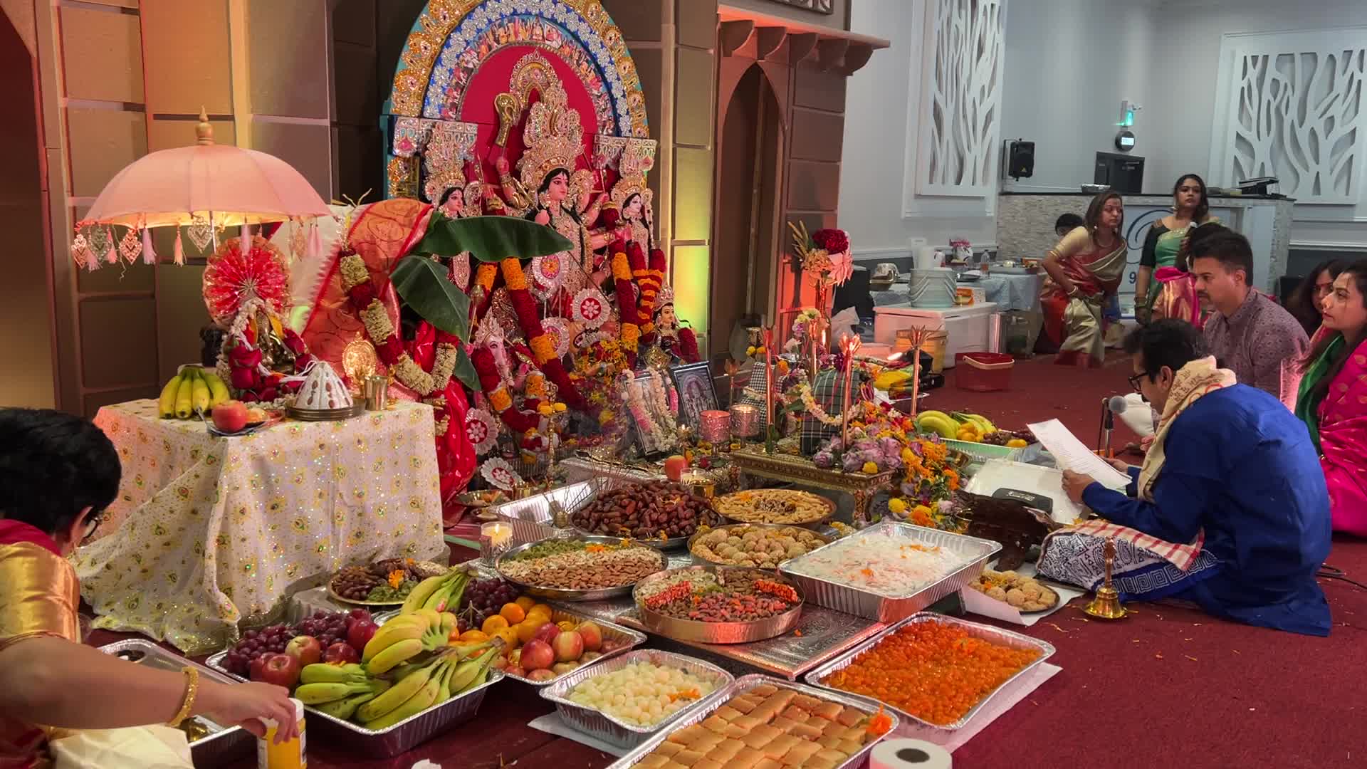 Bengali Hindus celebrate the Durga Puja festival in Canada