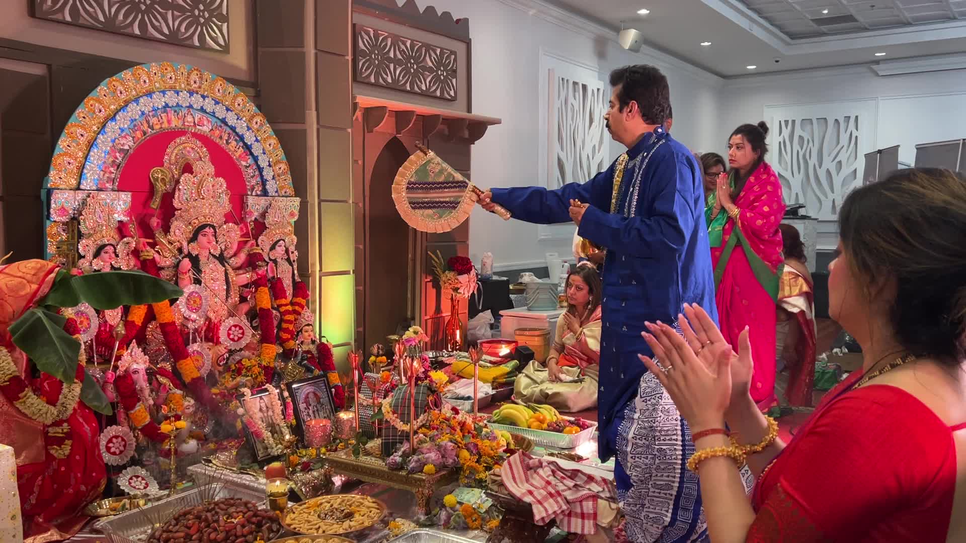 Bengali Hindus celebrate the Durga Puja festival in Canada