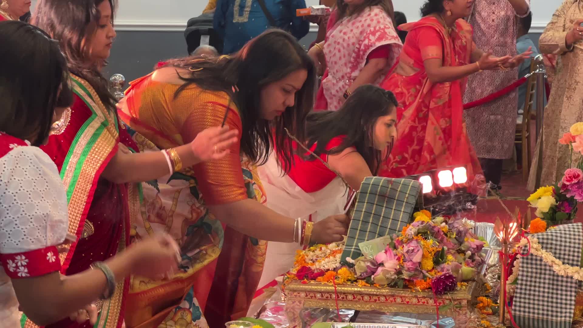 Bengali Hindus celebrate the Durga Puja festival in Canada