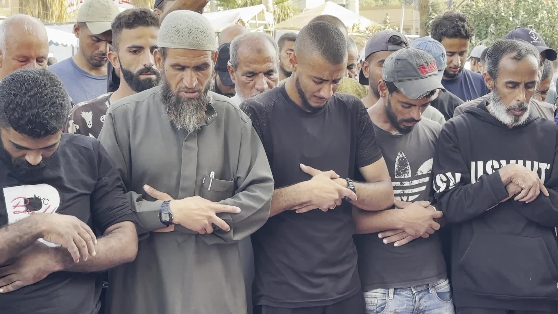 Funeral For Victims Of Israeli Airstrike in Gaza, Palestine