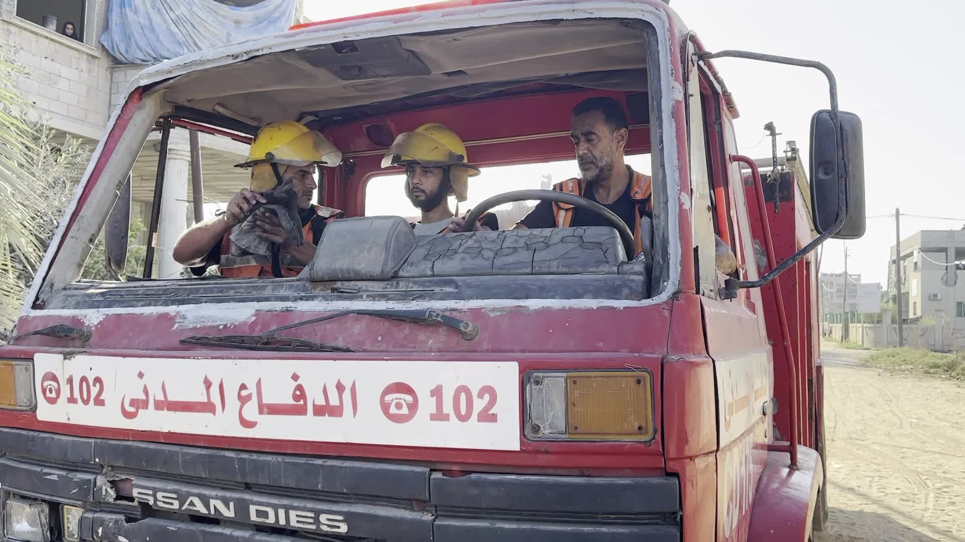 Aftermath of Israeli Airstrike in Gaza, Palestine