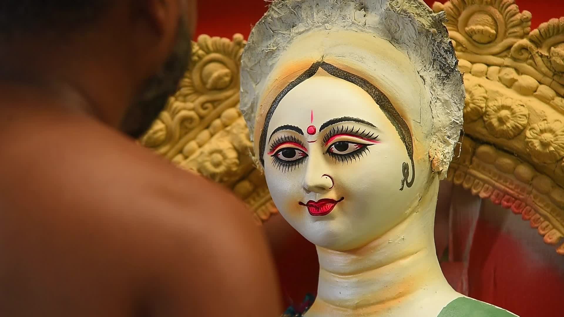 Durga Puja Preparation In India