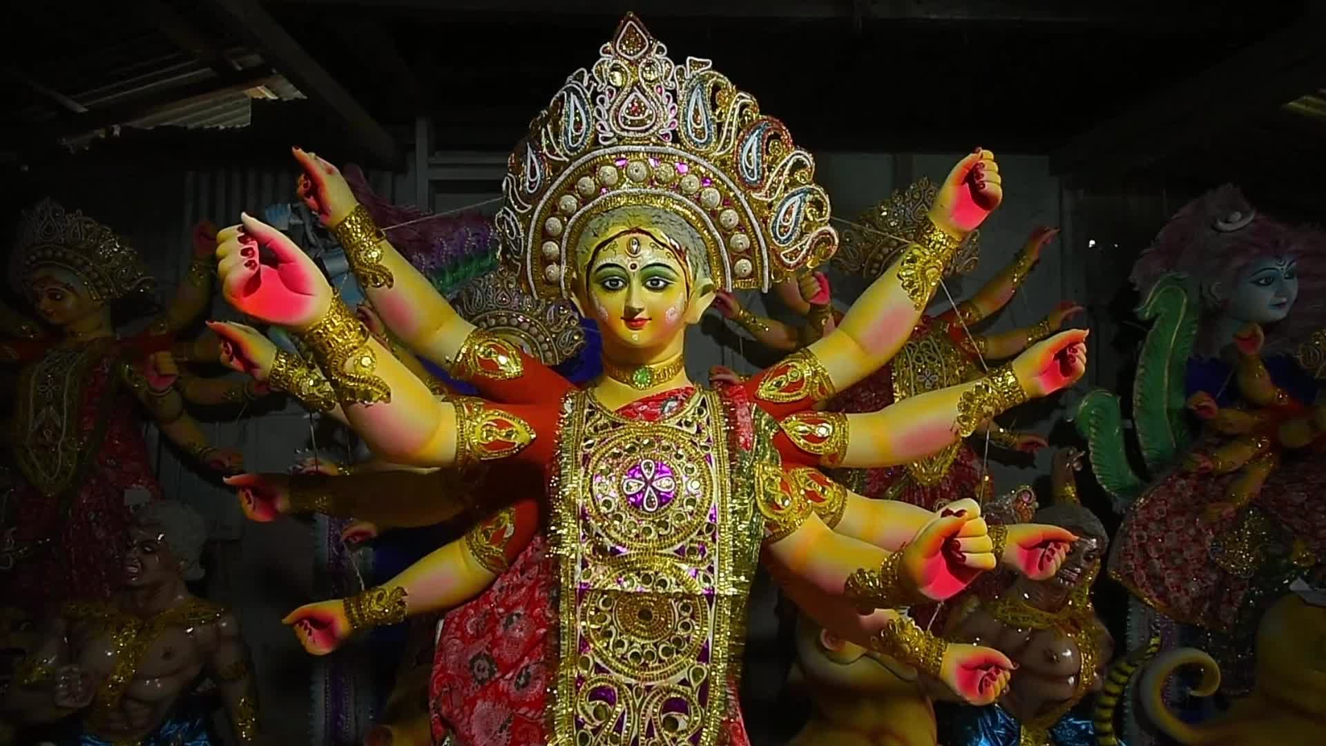 Durga Puja Preparation In India