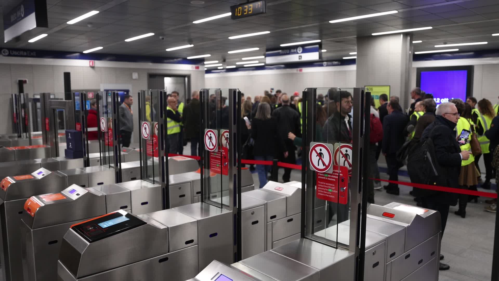 The opening of the entire section of the M4 Blu Line from San Cristoforo to Linate in Milan