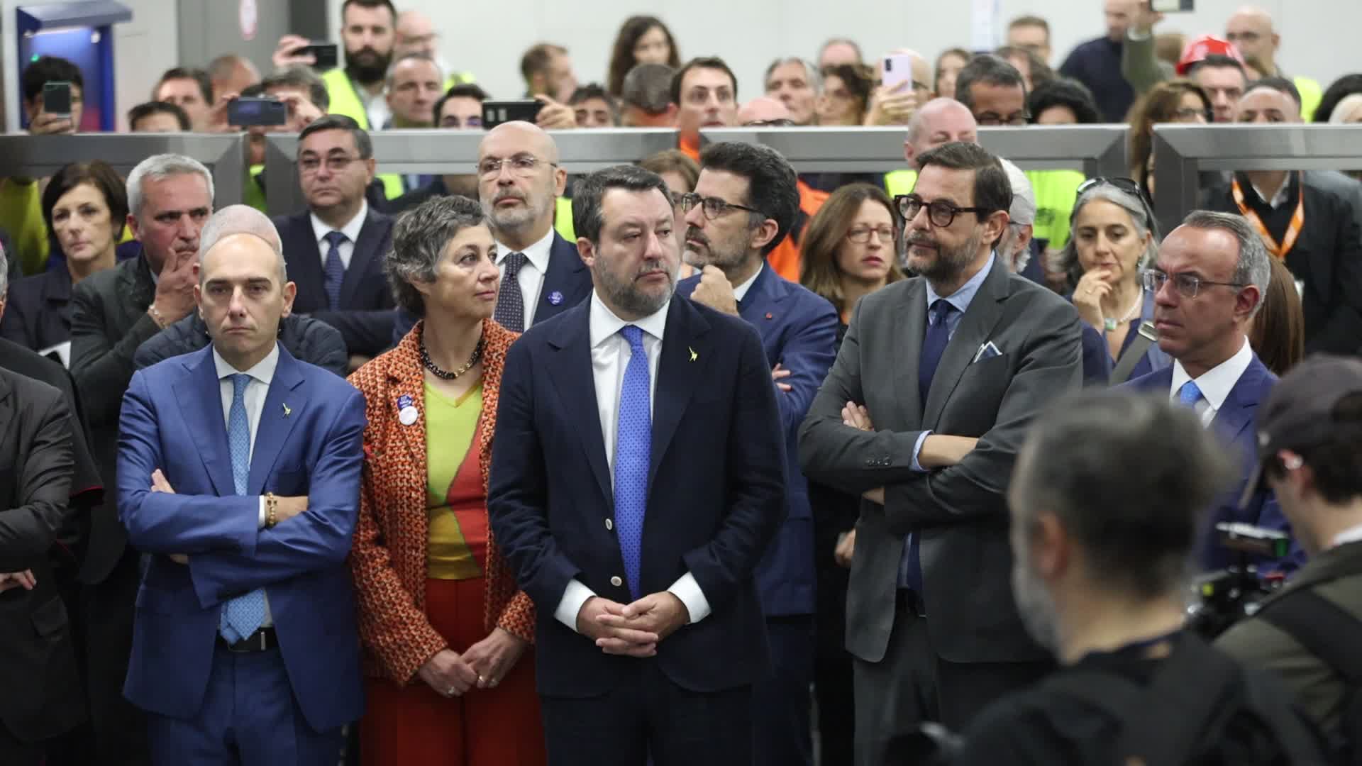 The opening of the entire section of the M4 Blu Line from San Cristoforo to Linate in Milan