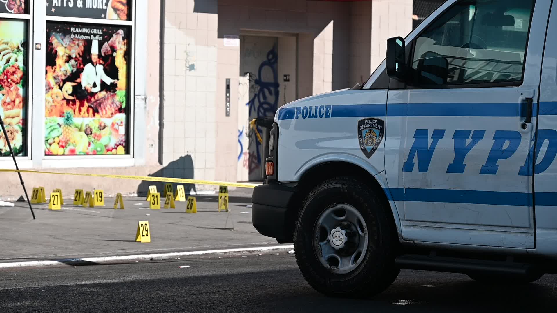 27-year-old man is shot multiple times and killed in the Flatbush section of Brooklyn, New York
