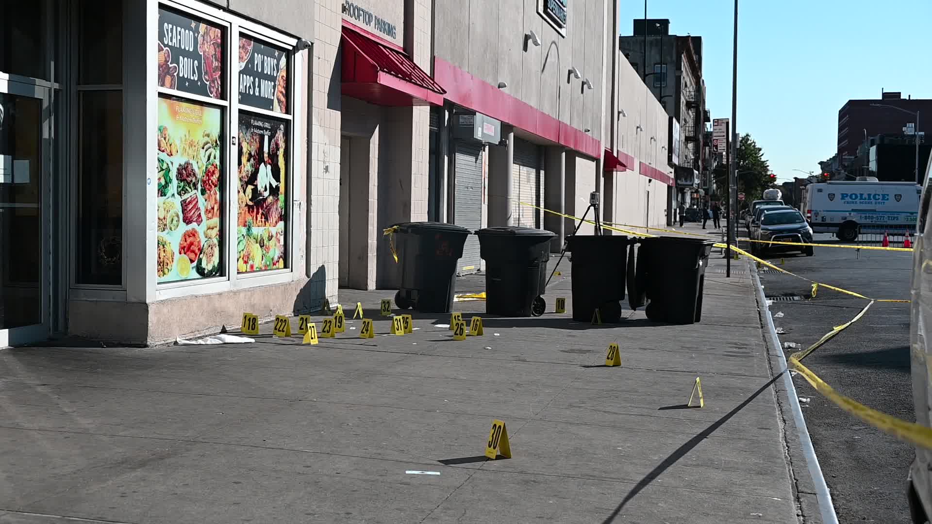 27-year-old man is shot multiple times and killed in the Flatbush section of Brooklyn, New York