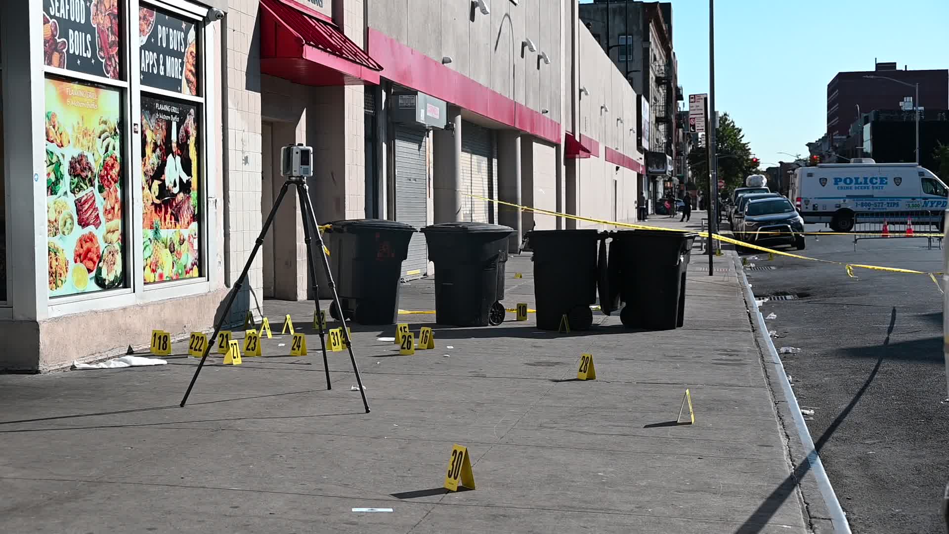 27-year-old man is shot multiple times and killed in the Flatbush section of Brooklyn, New York