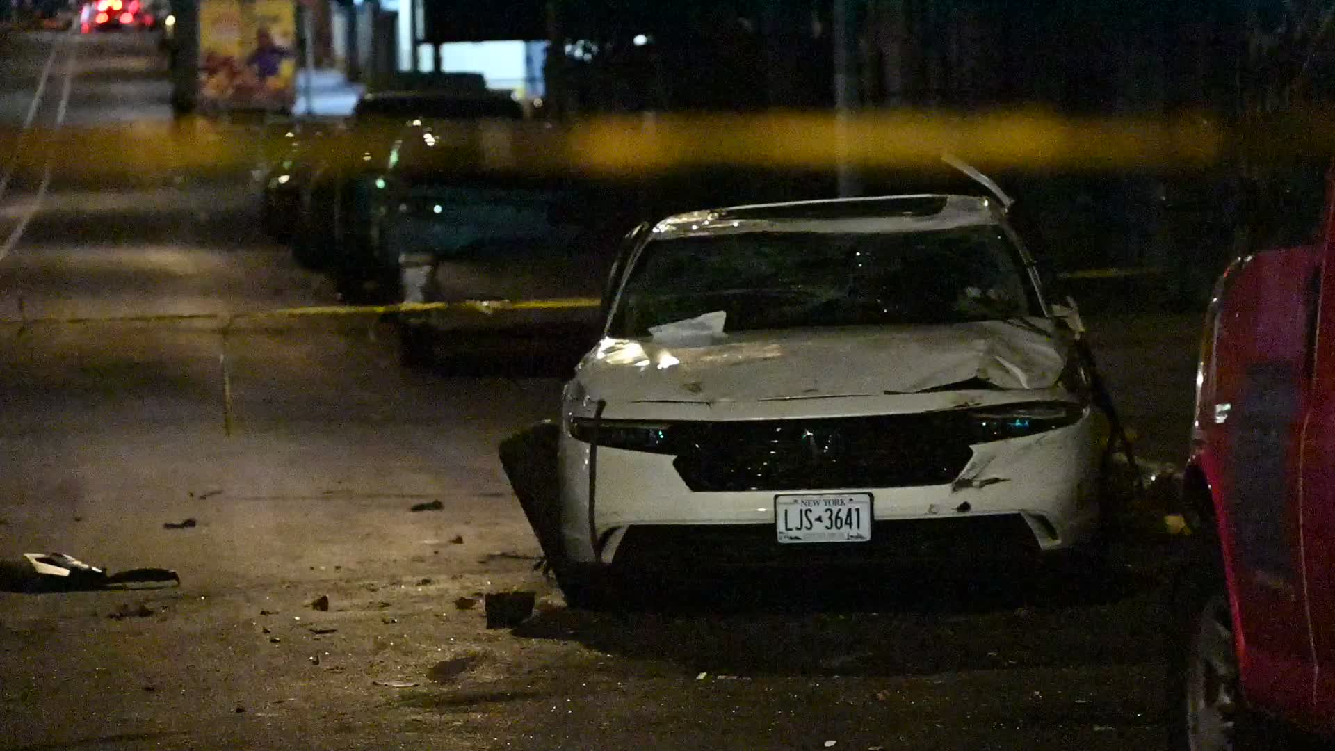 Two men are dead and two men are injured after a motor vehicle collision in the Claremont section of Bronx, New York