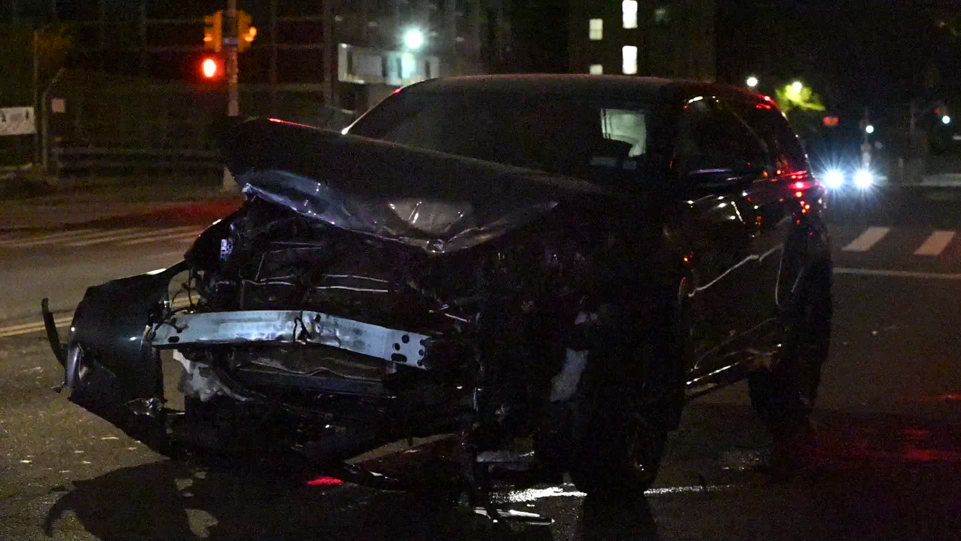 Two men are dead and two men are injured after a motor vehicle collision in the Claremont section of Bronx, New York