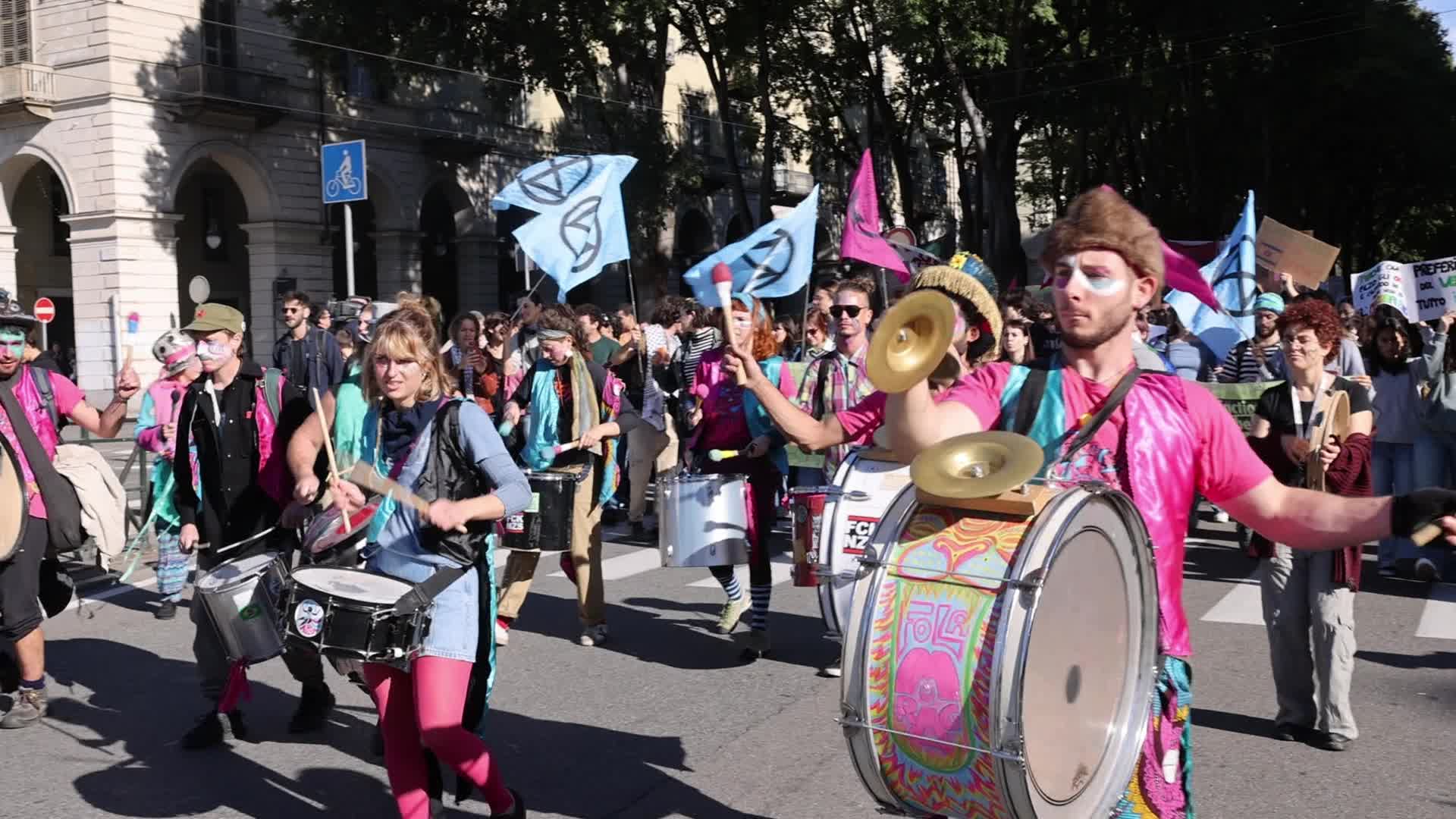 Climate protest in Turin