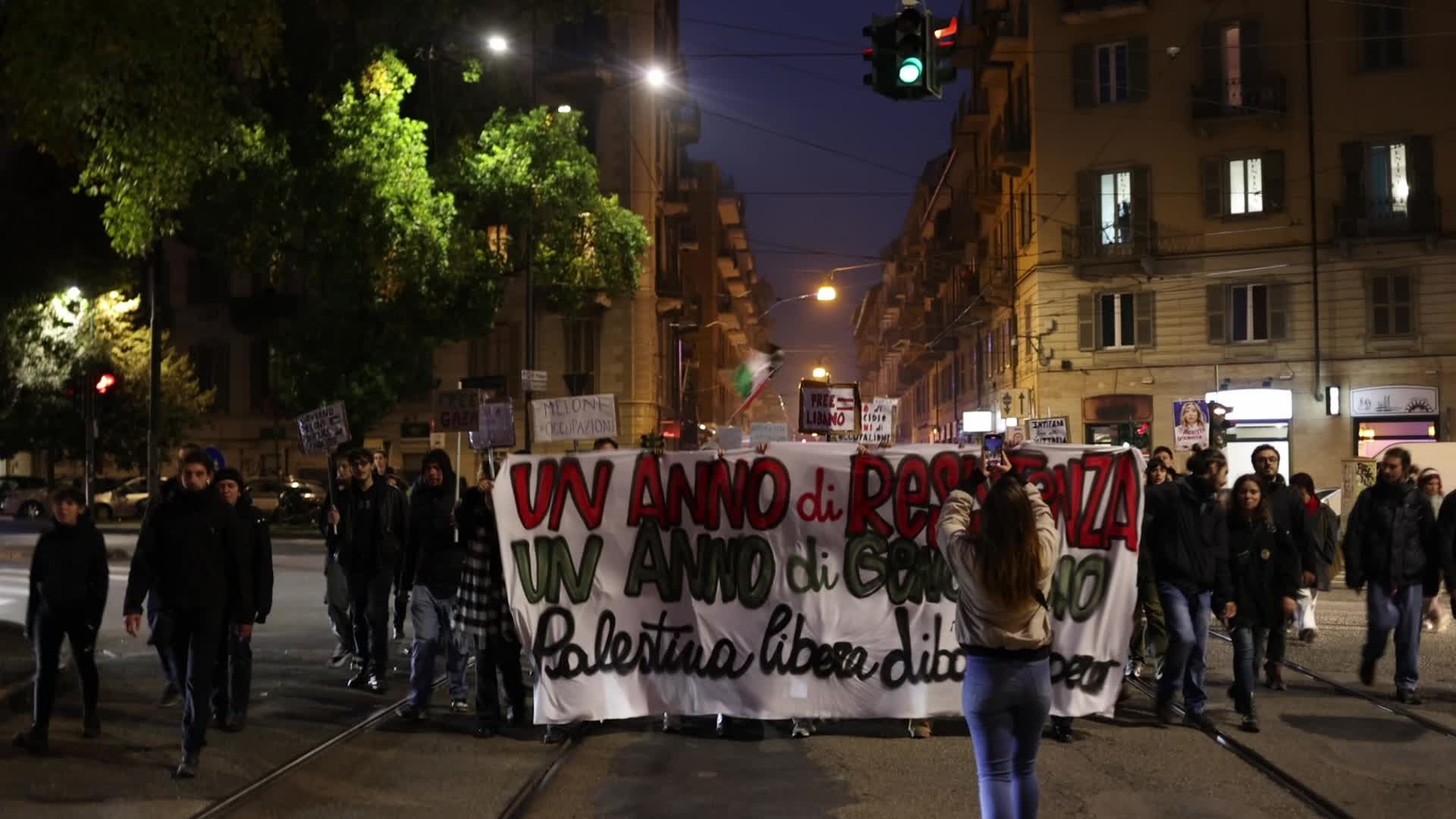 Pro-Palestinian demonstrations in Turin