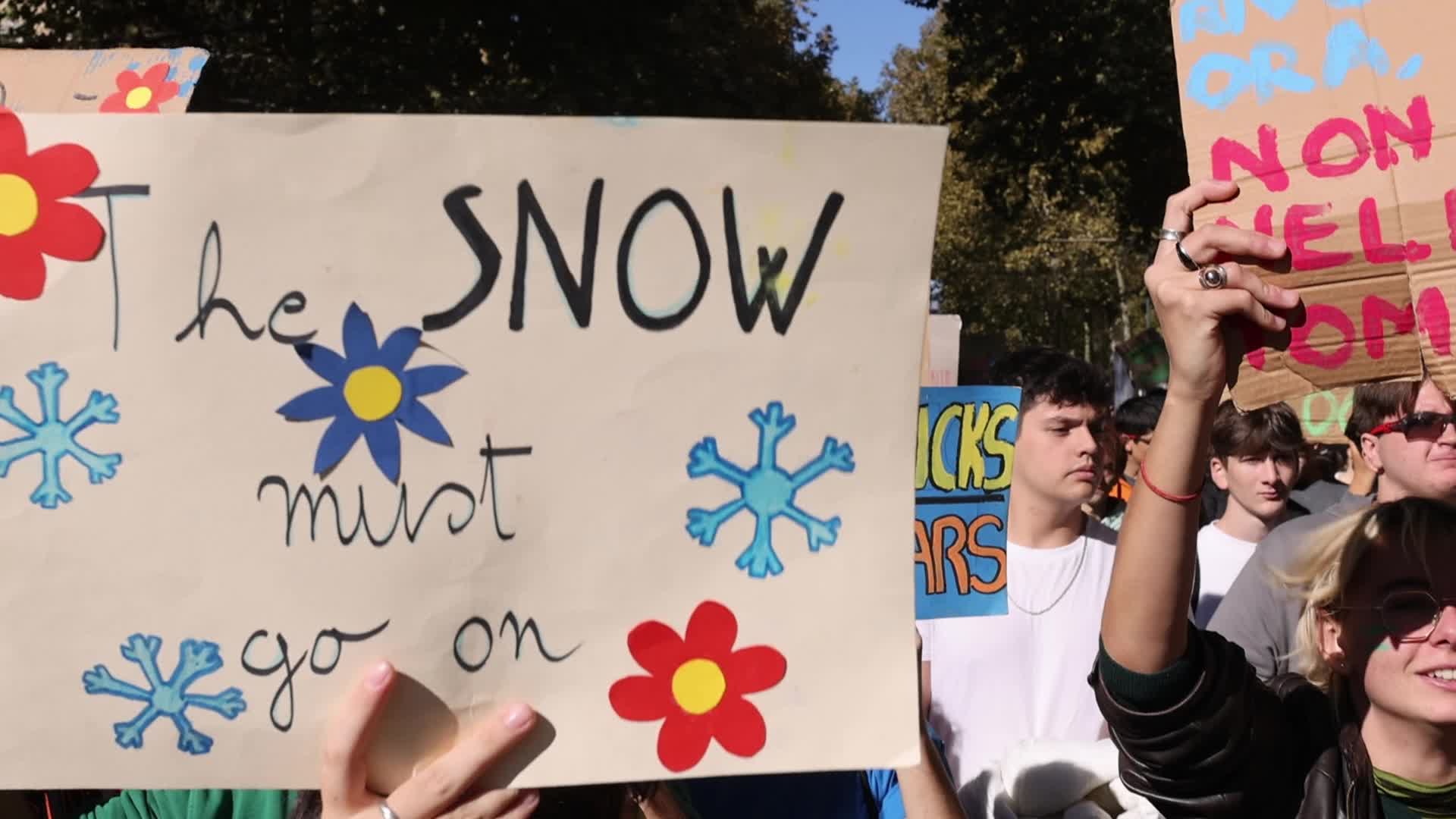 Climate protest in Turin
