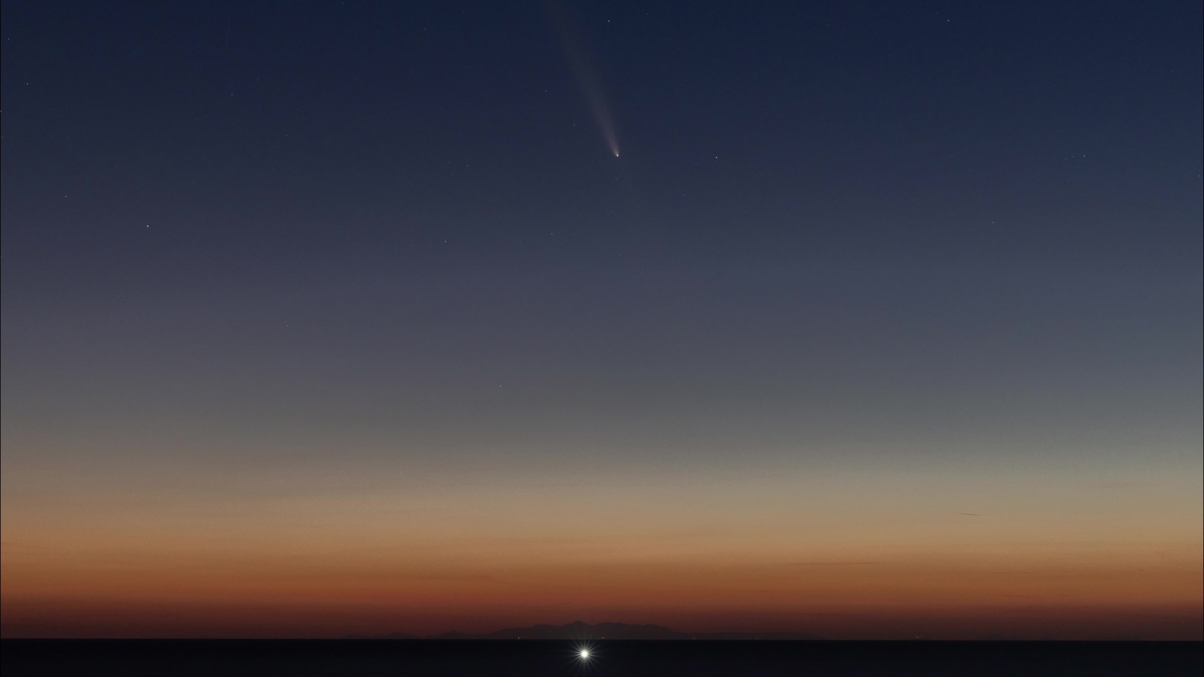 Comet Tsuchinshan-ATLAS (C/2023 A3) In Italy